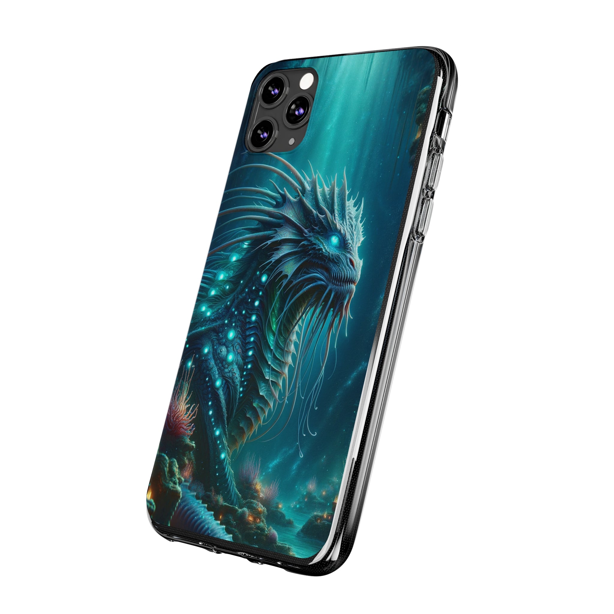 Sea monster - Soft Phone Case