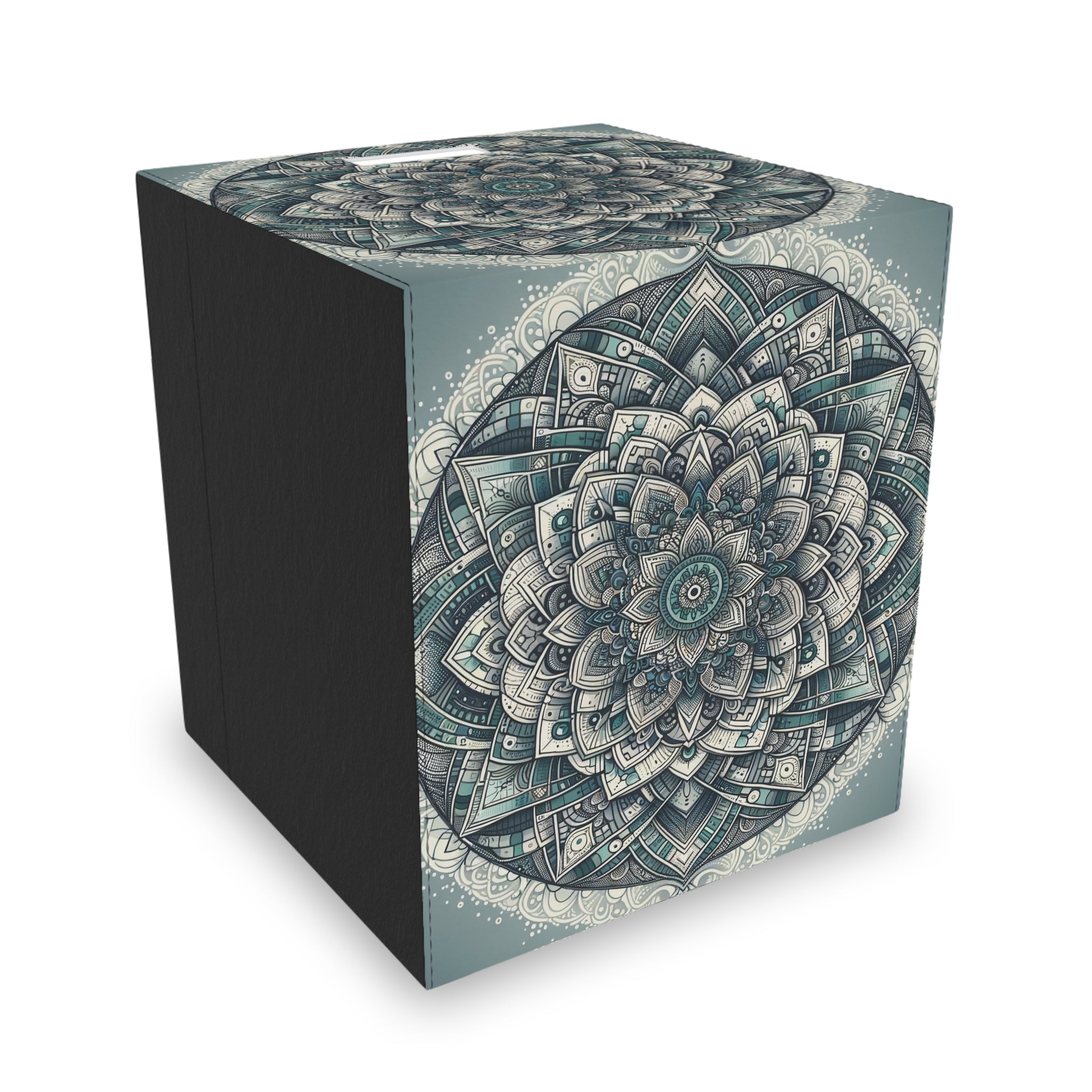 Grey-white Mandala - Storage Box