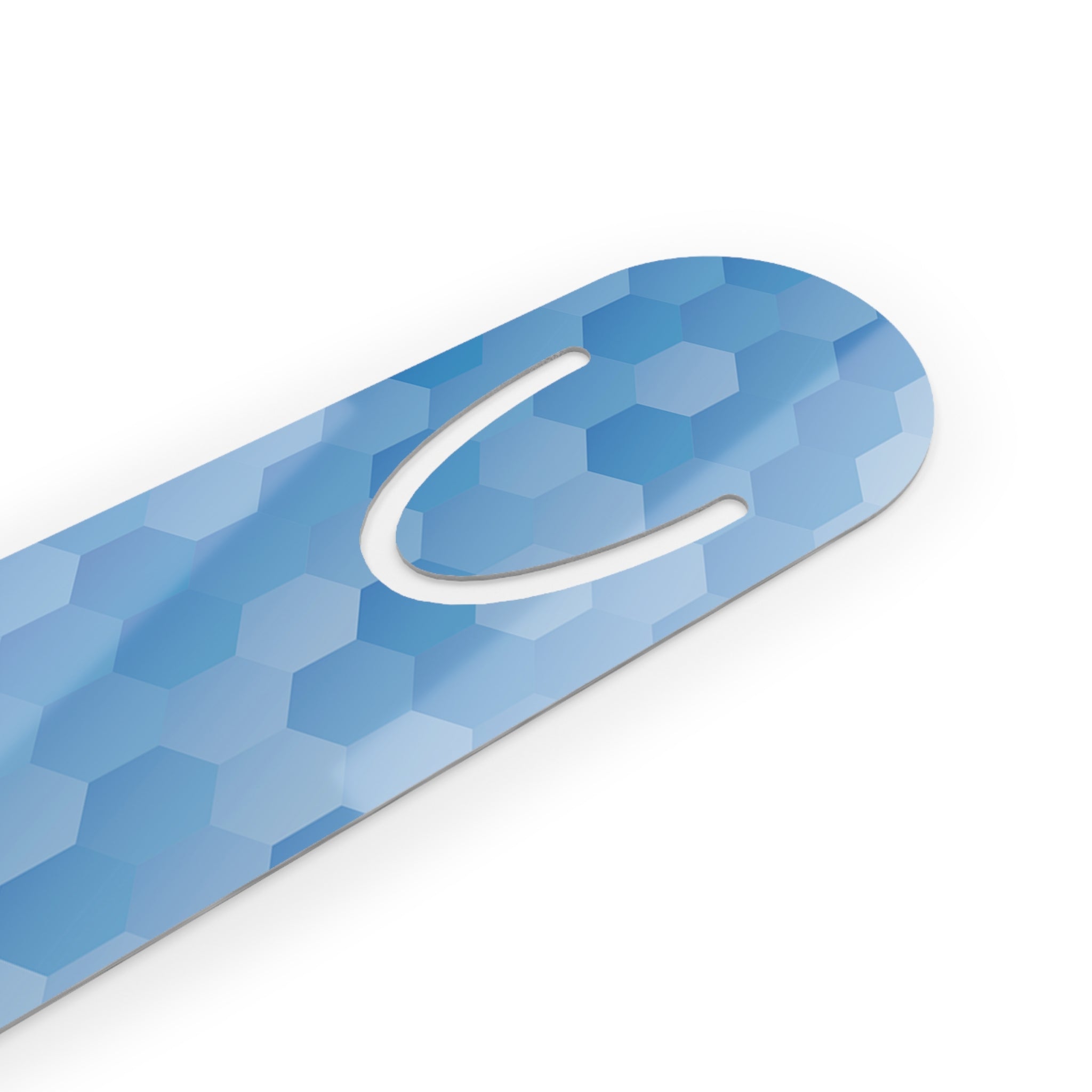 Blue hexagons - Bookmark