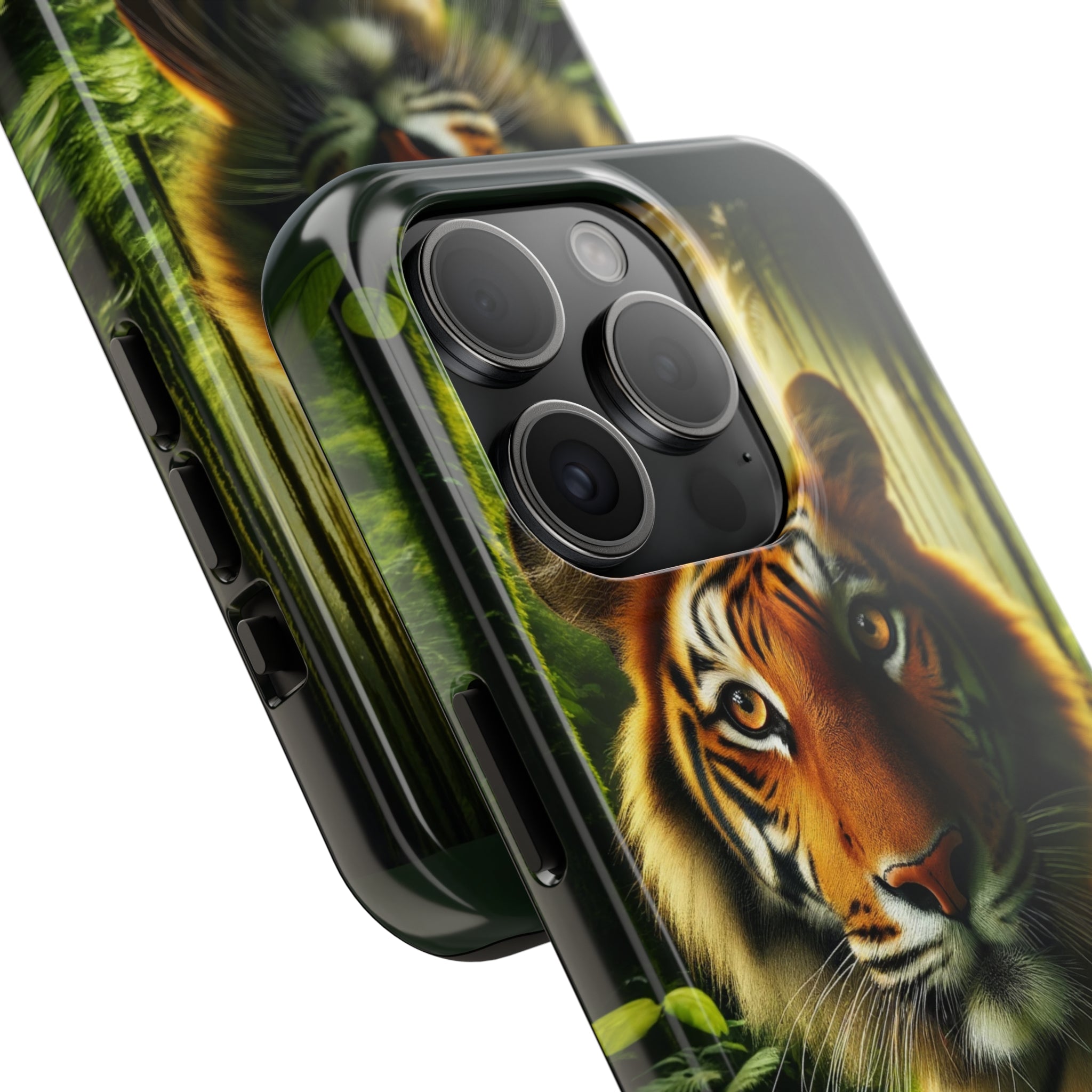 Curious Tiger - Tough Phone Case