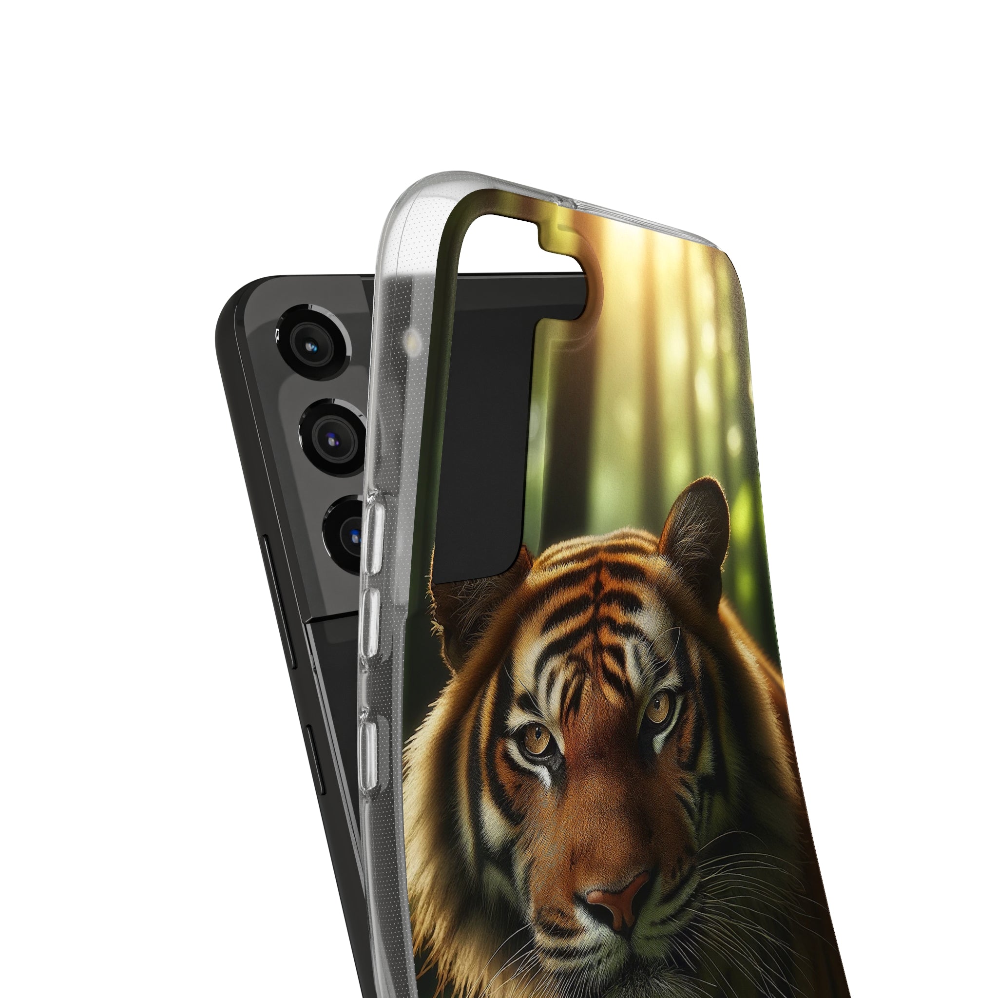 Curious Tiger - Soft Phone Case