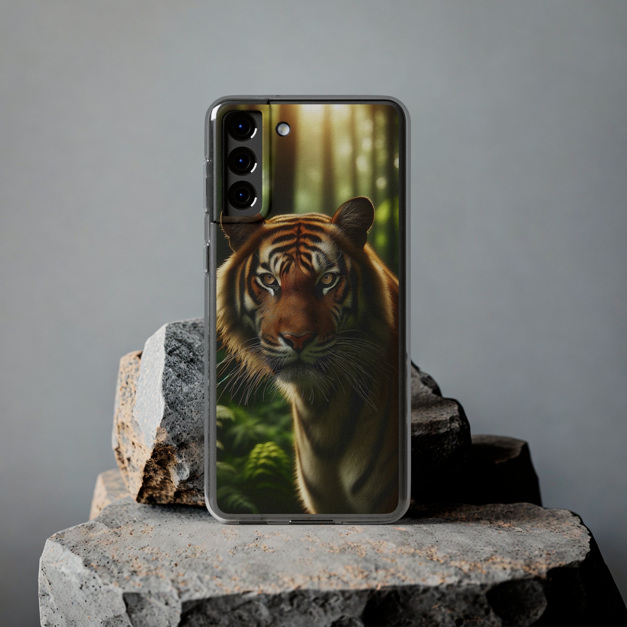 Curious Tiger - Soft Phone Case