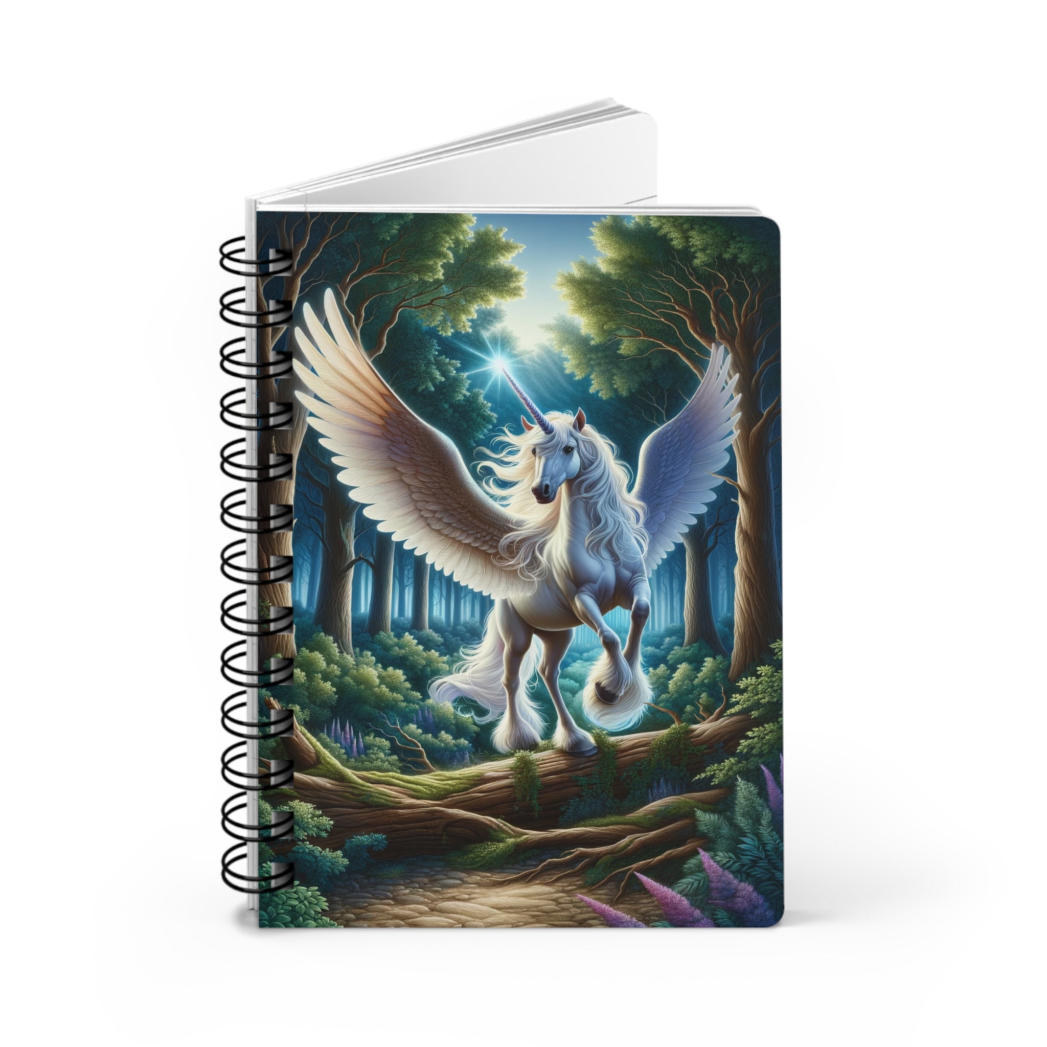 Unicorn 2 - Spiral Notebook