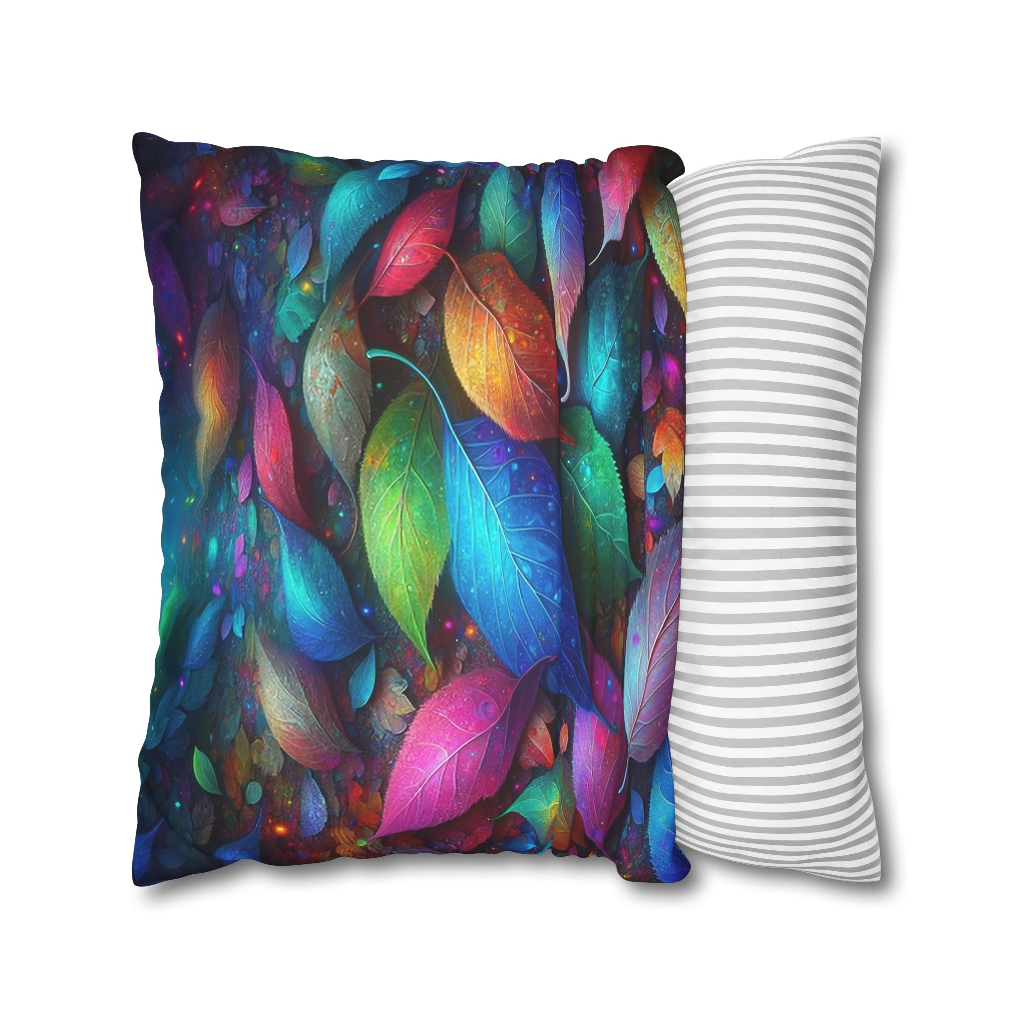 Magical leaves (3) - Suede Square Pillowcase