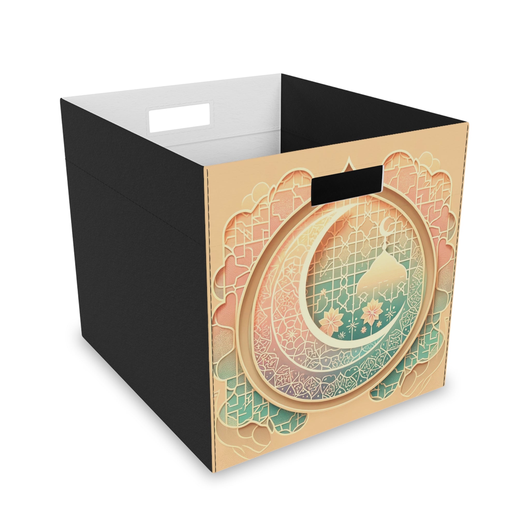 Islamic Art: Peach-coloured moon - Storage Box