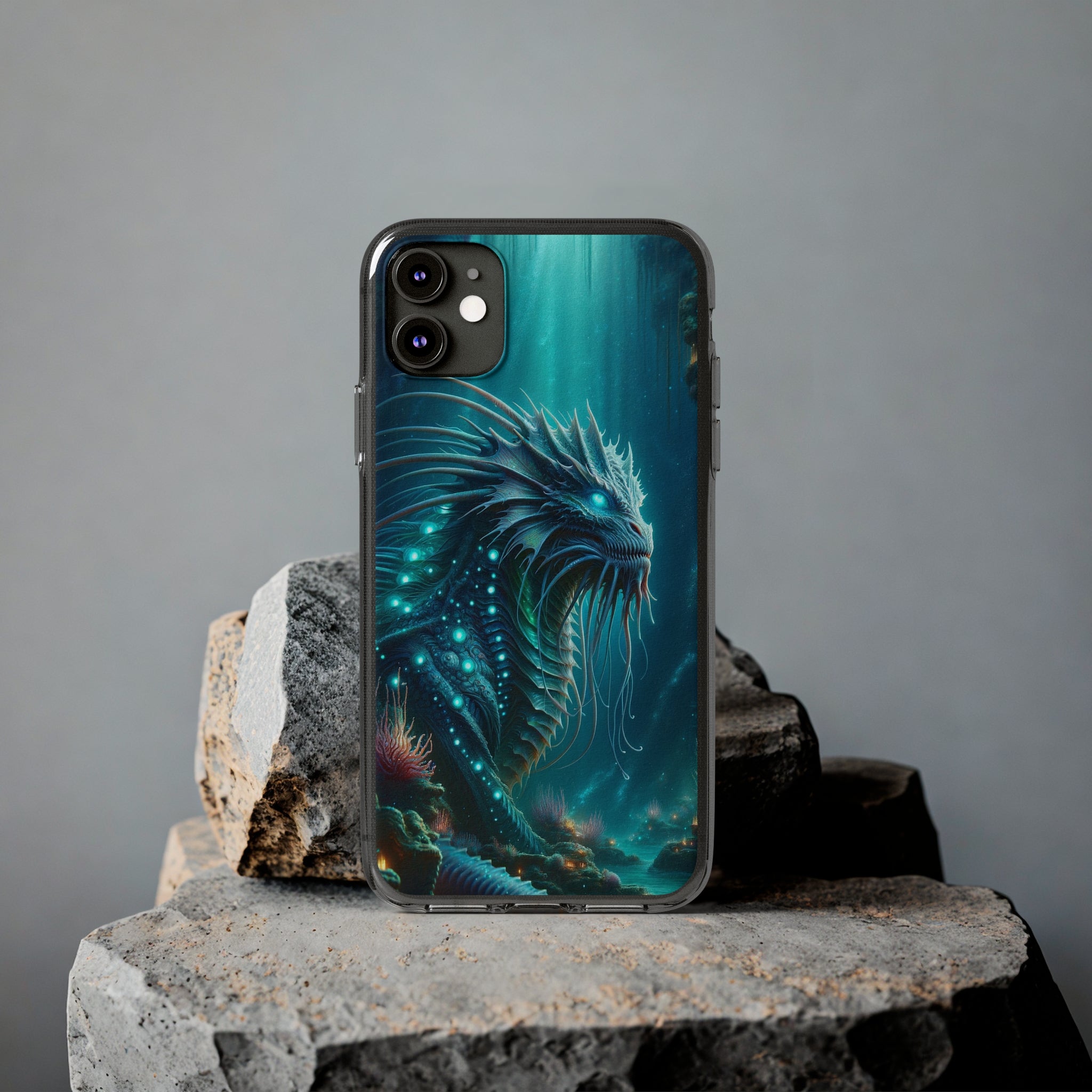 Sea monster - Soft Phone Case