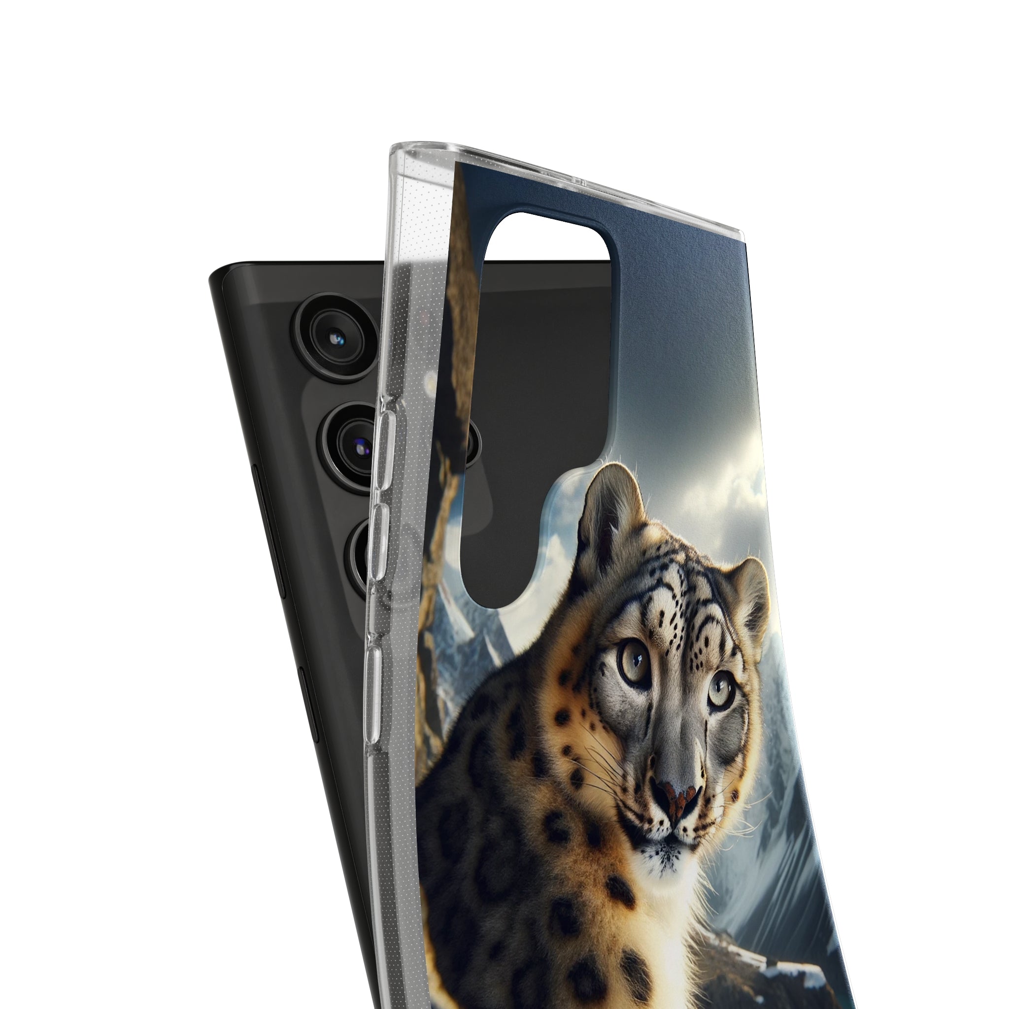 Snow Leopard - Soft Phone Case