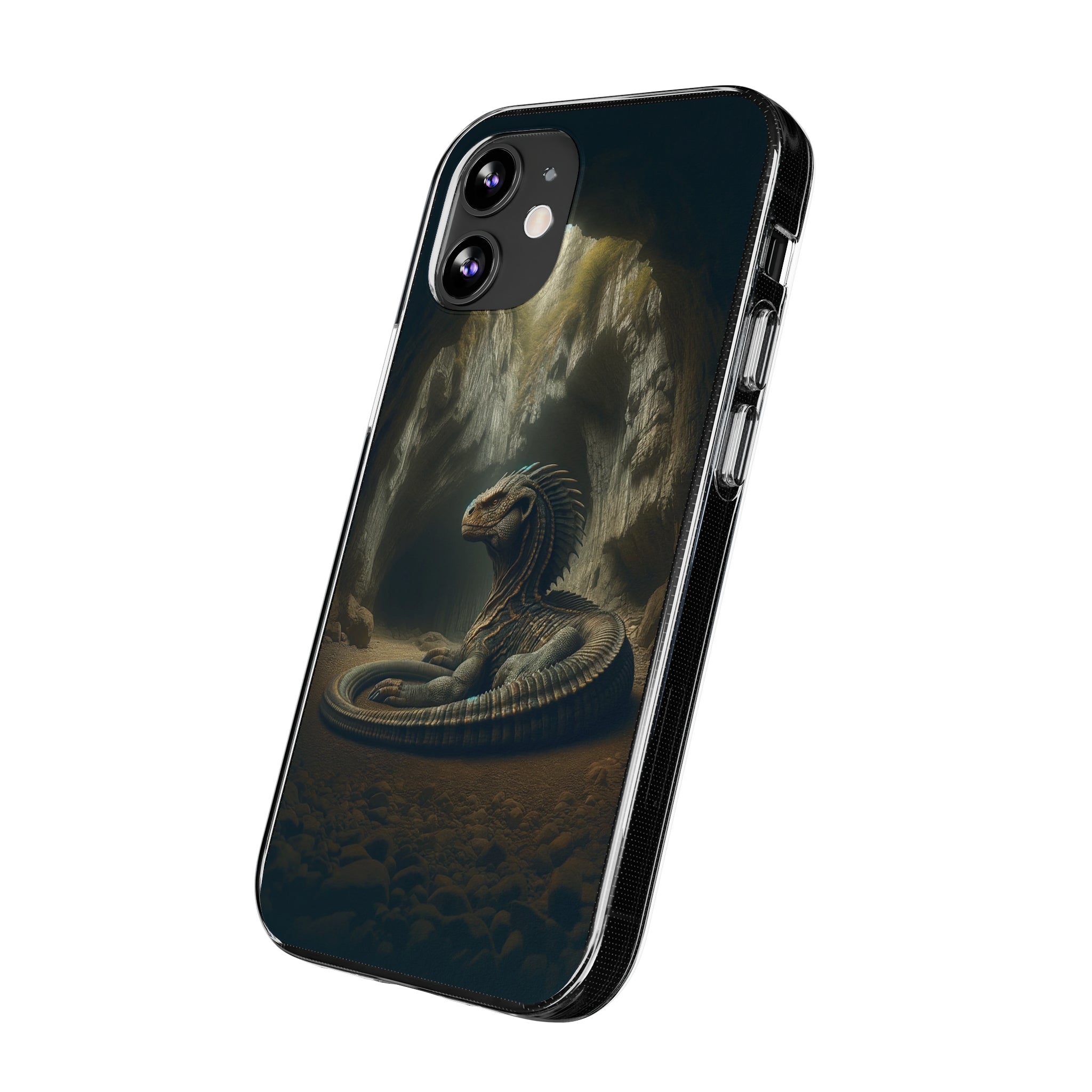 Basilisk in a cave - Soft Phone Case