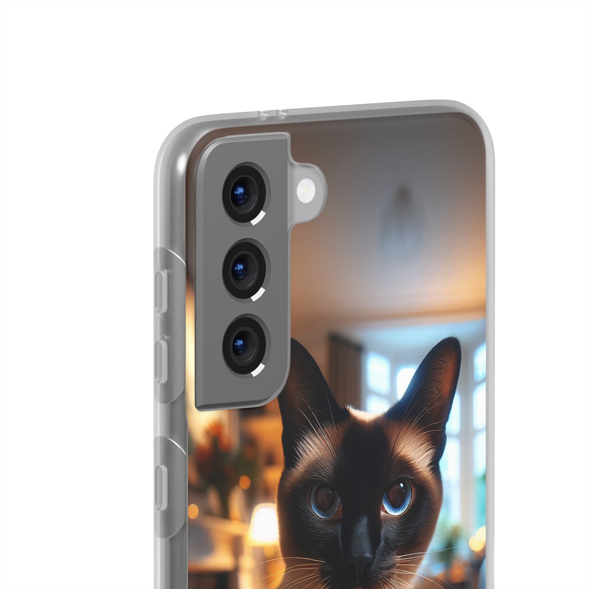 Curious Siamese cat - Flexi Case (Samsung only)