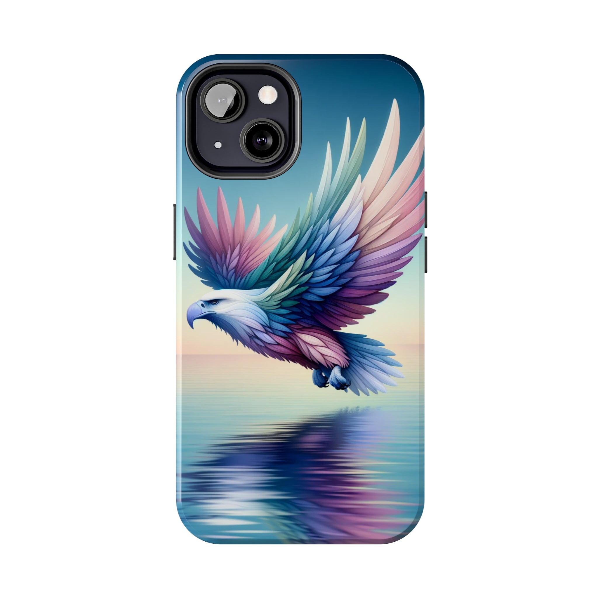 Eagle with colourful feathers - Tough Phone Case