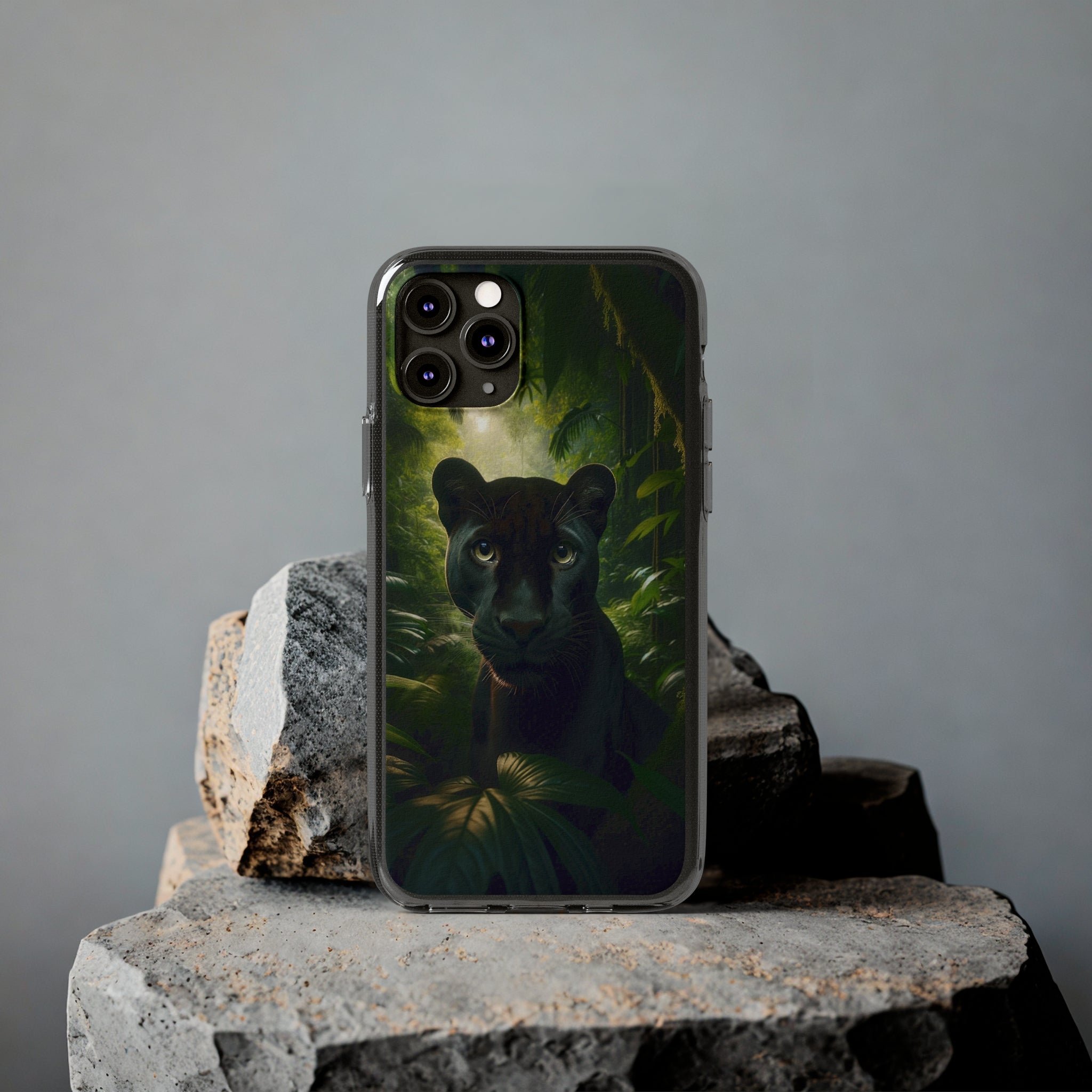 Curious Panther - Soft Phone Case