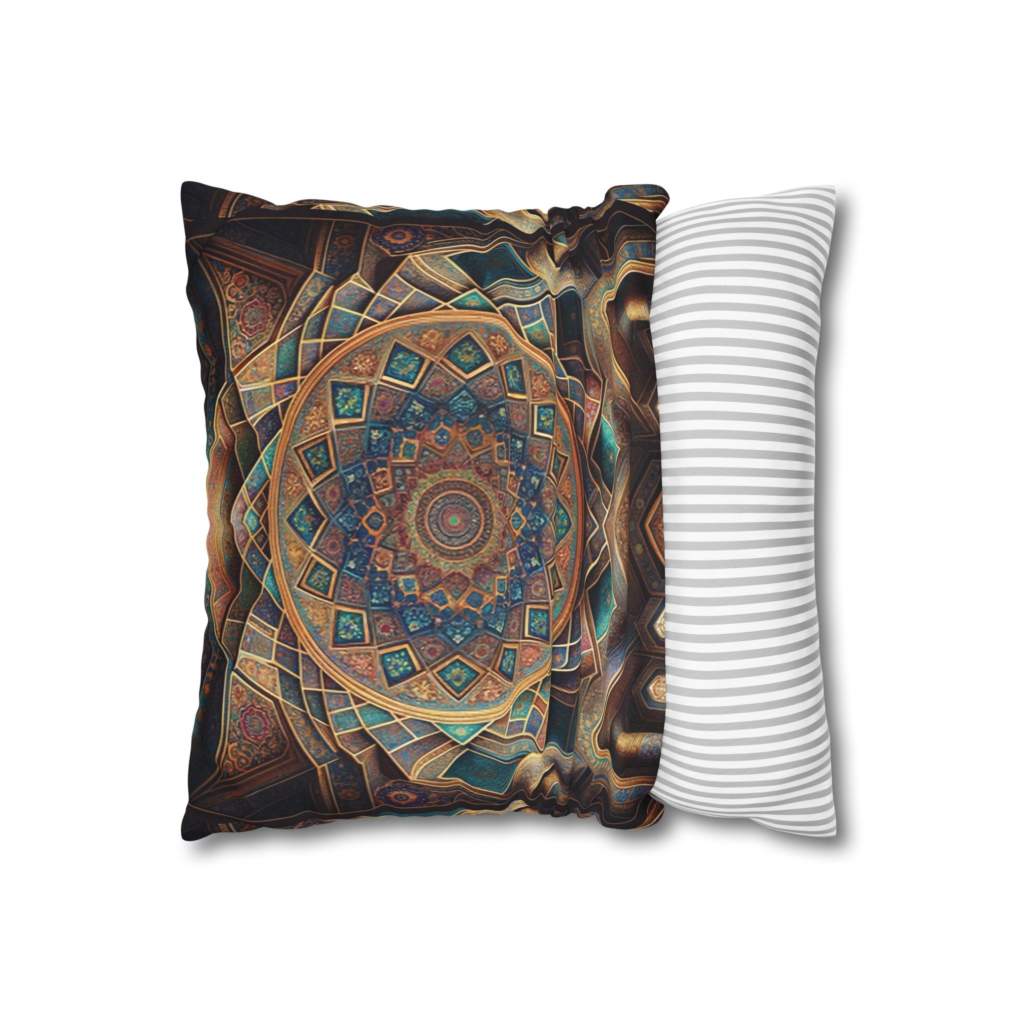 Persian Art 5 - Polyester Square Pillowcase