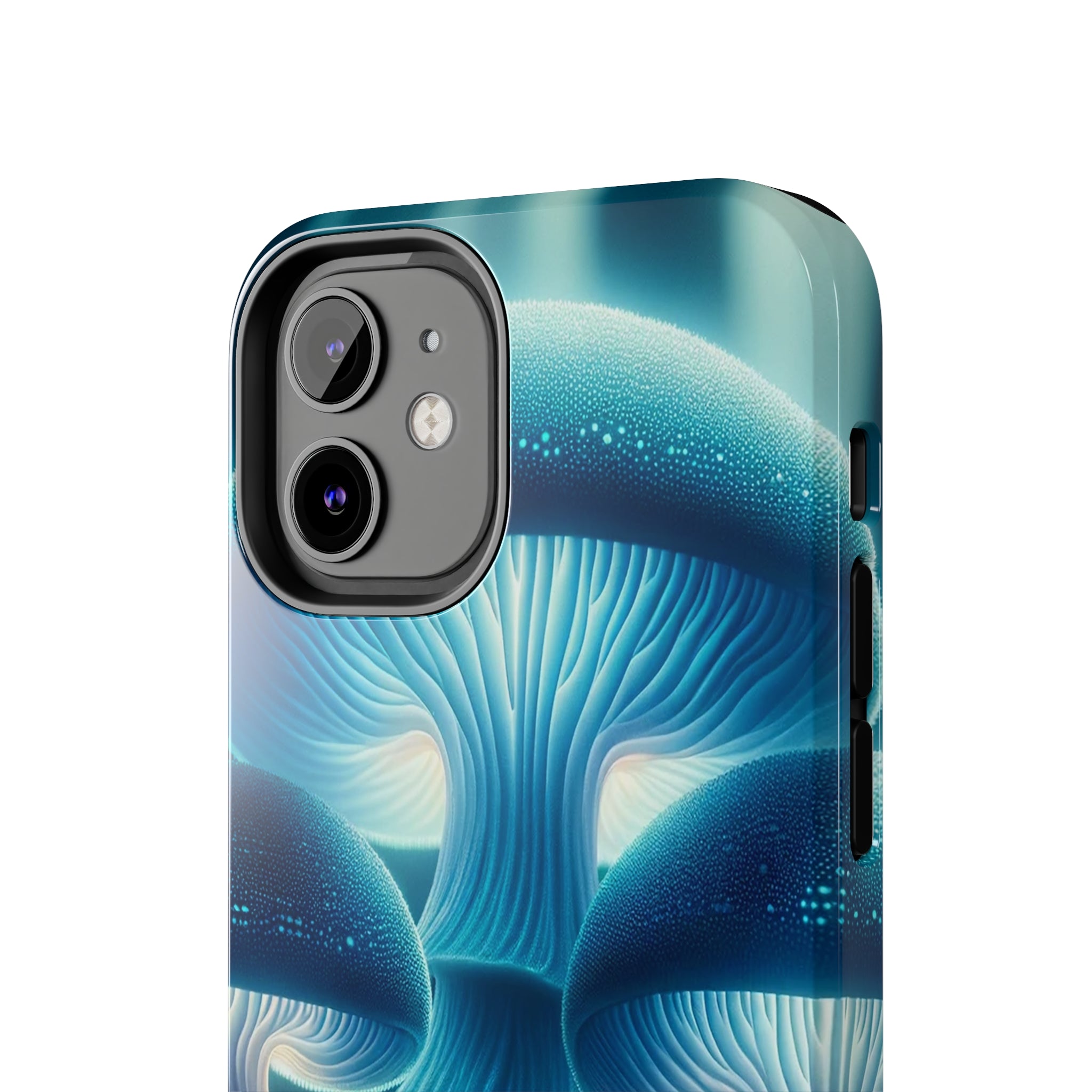 Blue Mushrooms - Tough Phone Case