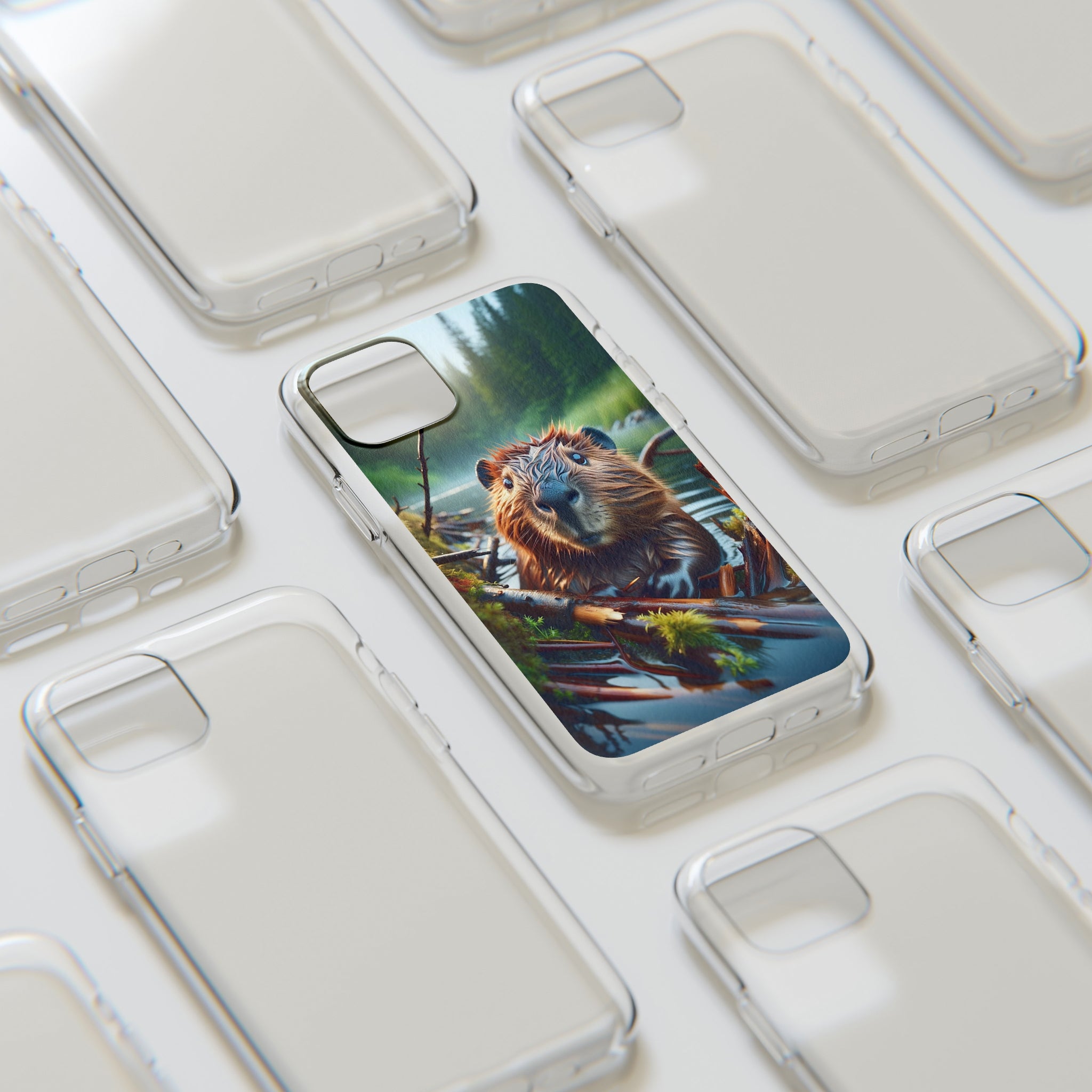 Curious Beaver - Soft Phone Case