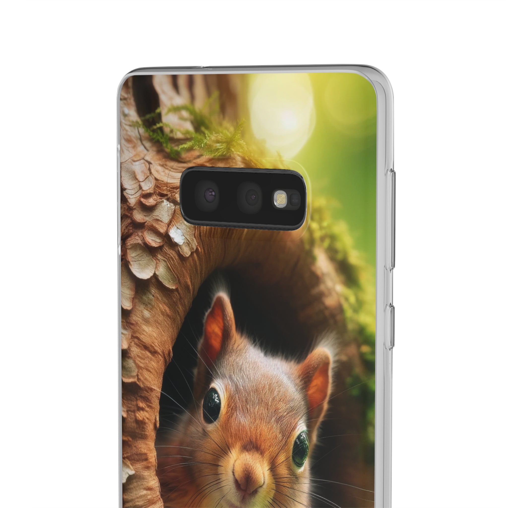 Squirrel in a treehole - Flexi Case (Samsung only)