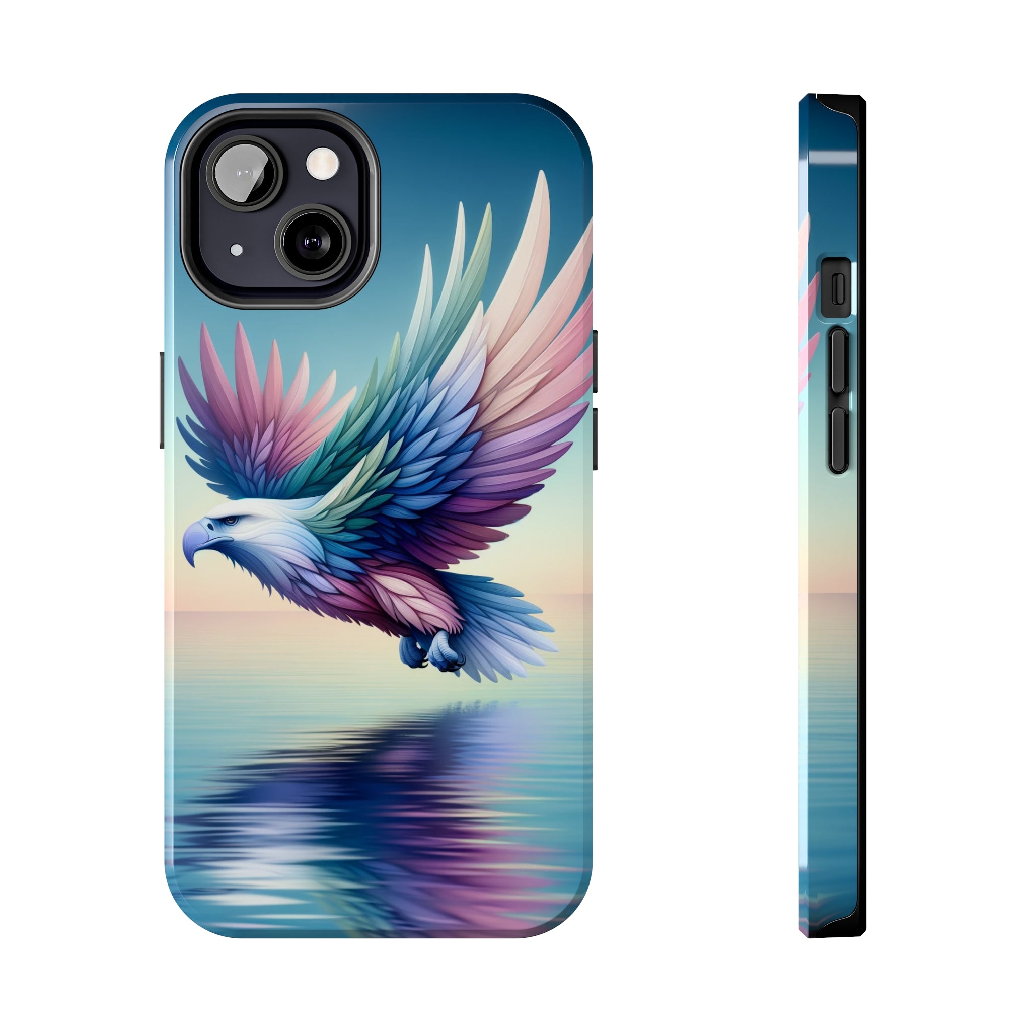 Eagle with colourful feathers - Tough Phone Case