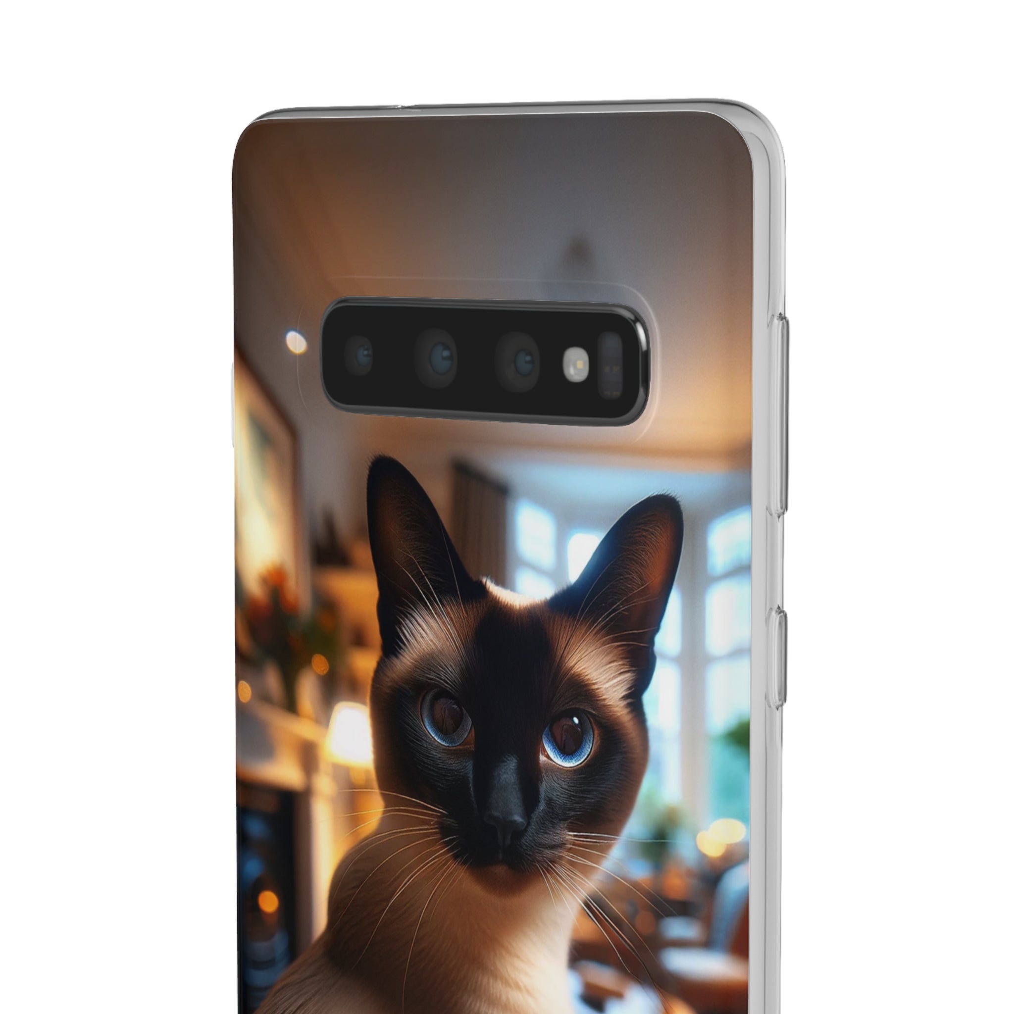 Curious Siamese cat - Flexi Case (Samsung only)