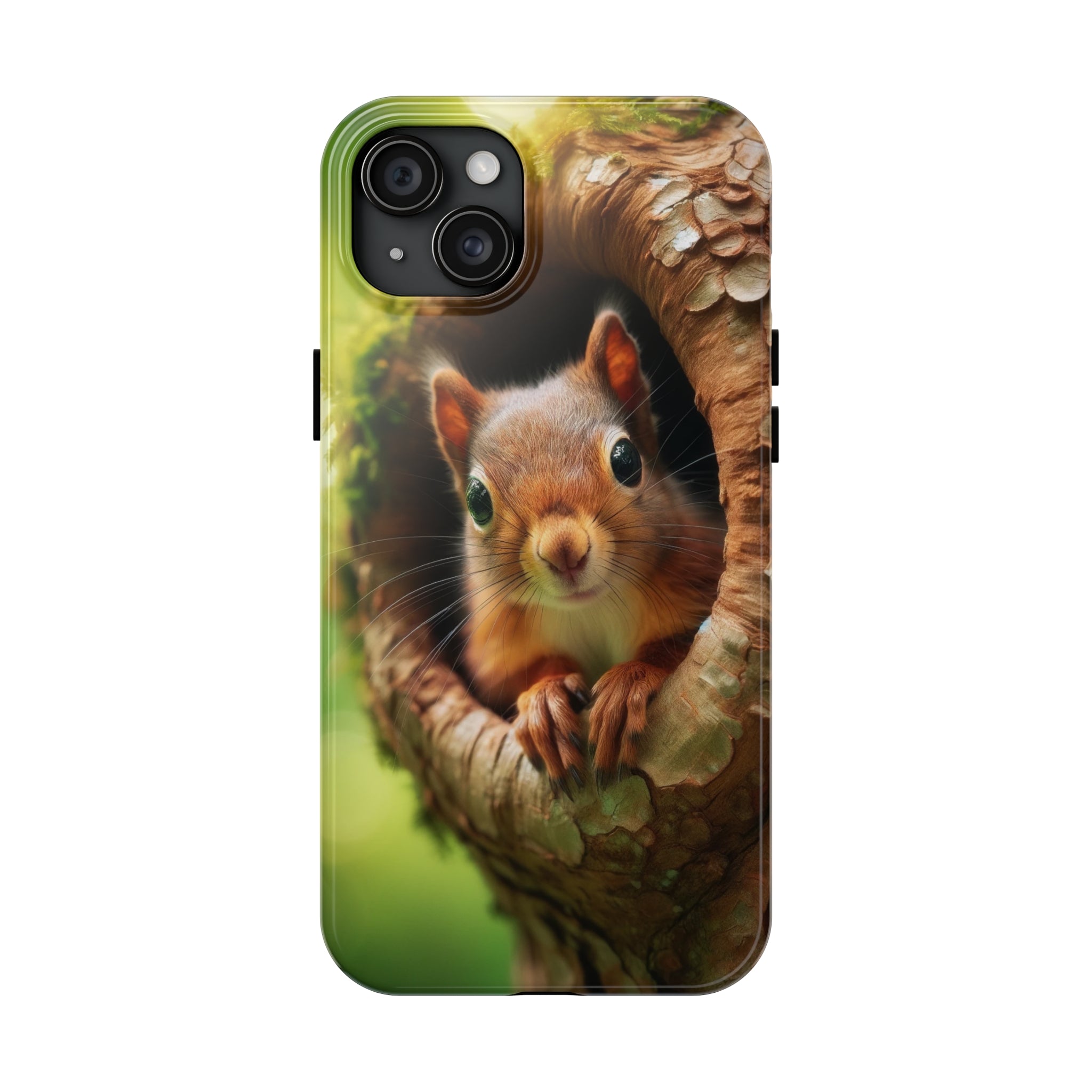 Squirrel in a tree - Tough Phone Case