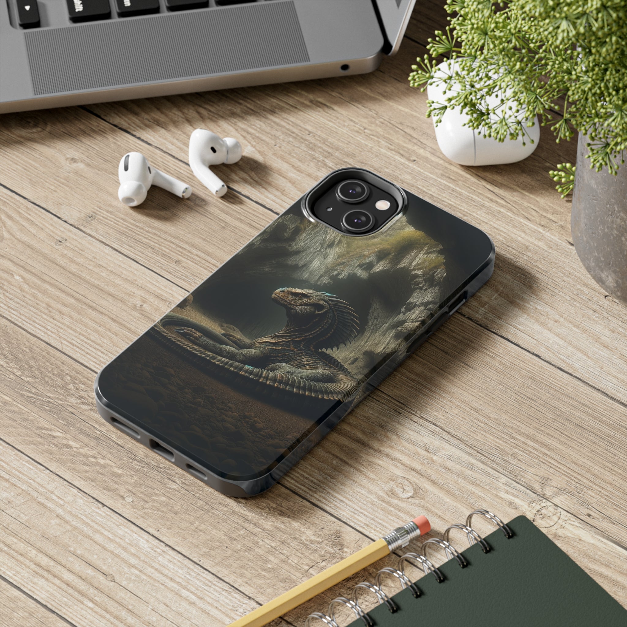 Basilisk in a cave - Tough Phone Case