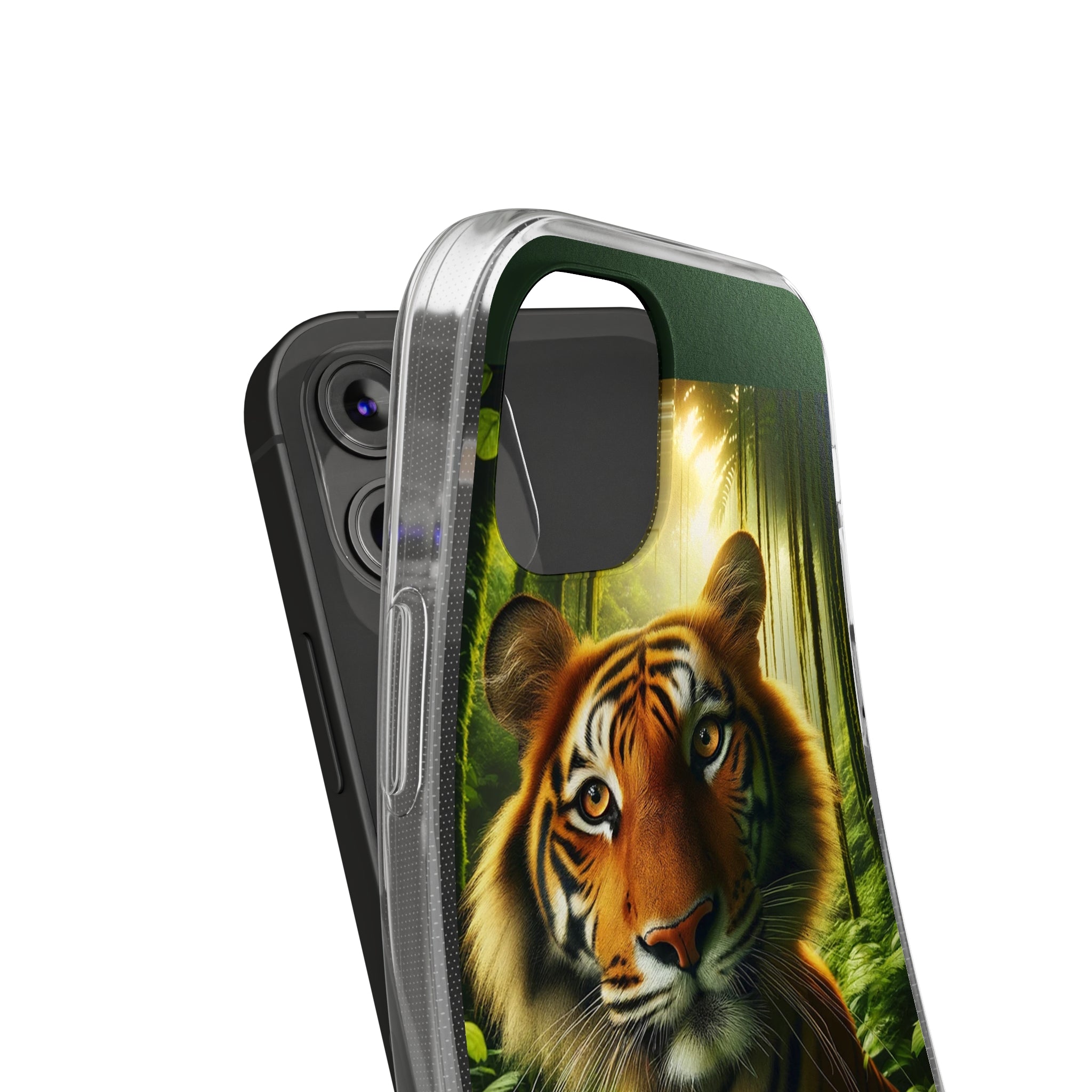 Curious Tiger - Soft Phone Cases