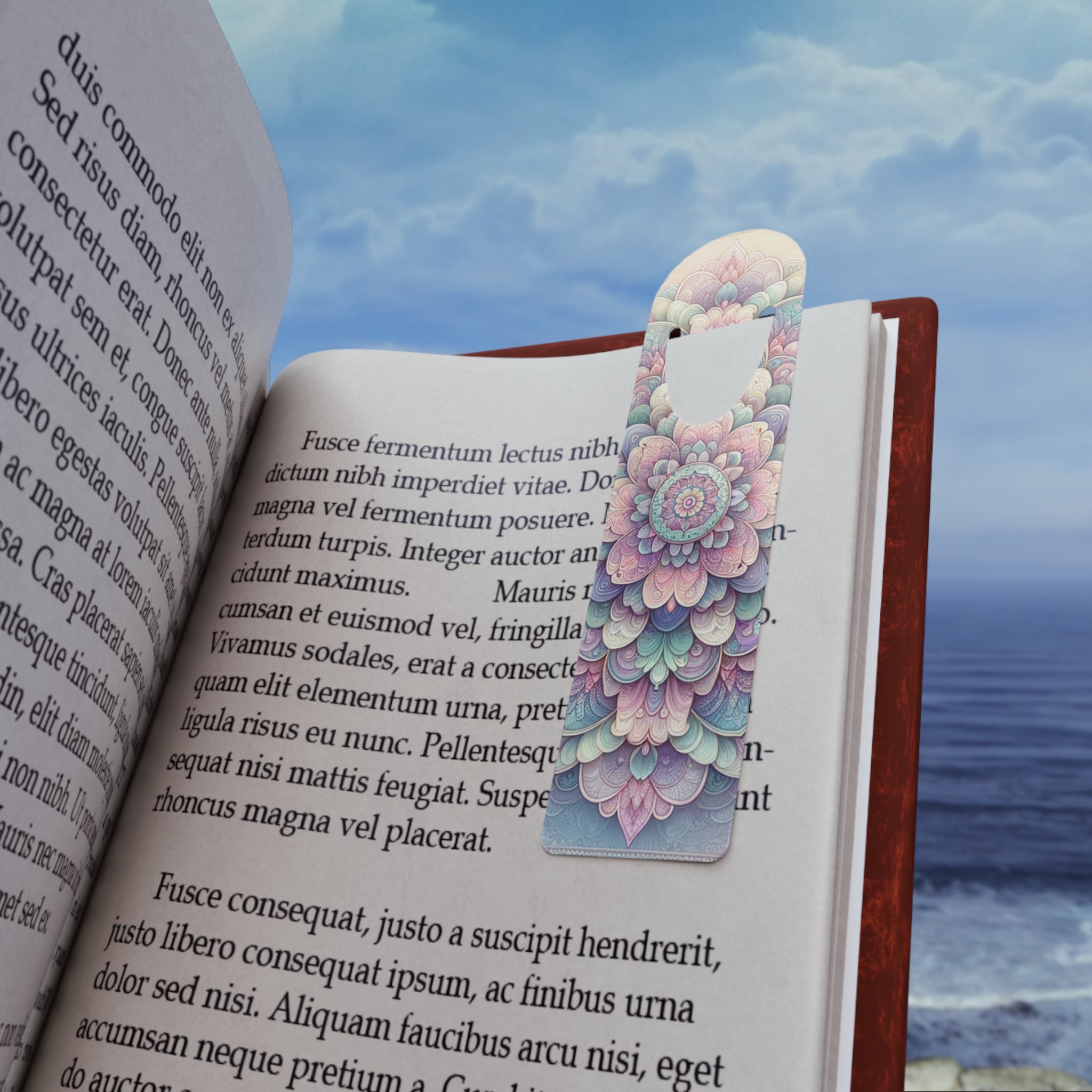 Pink Flowers - Bookmark