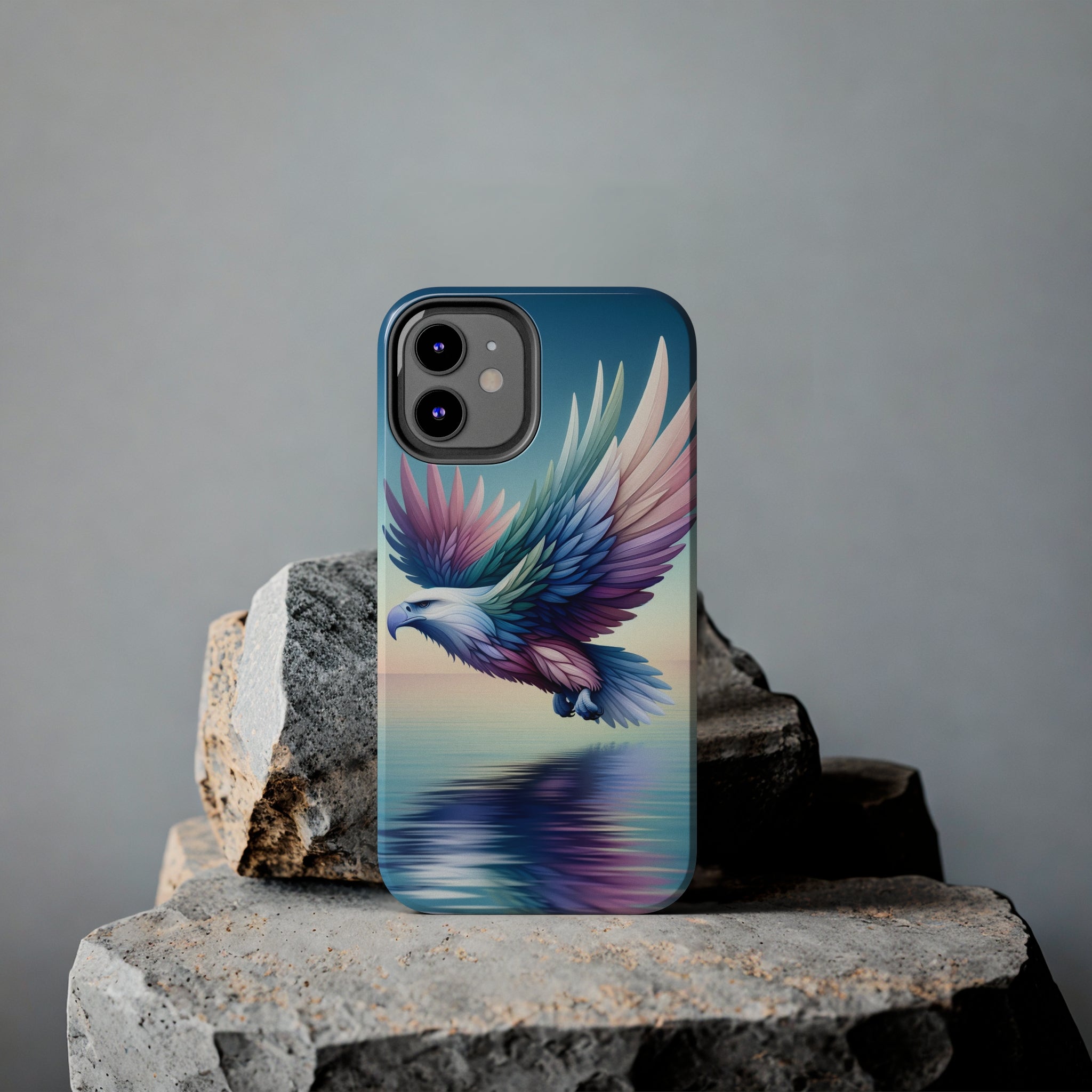 Eagle with colourful feathers - Tough Phone Case