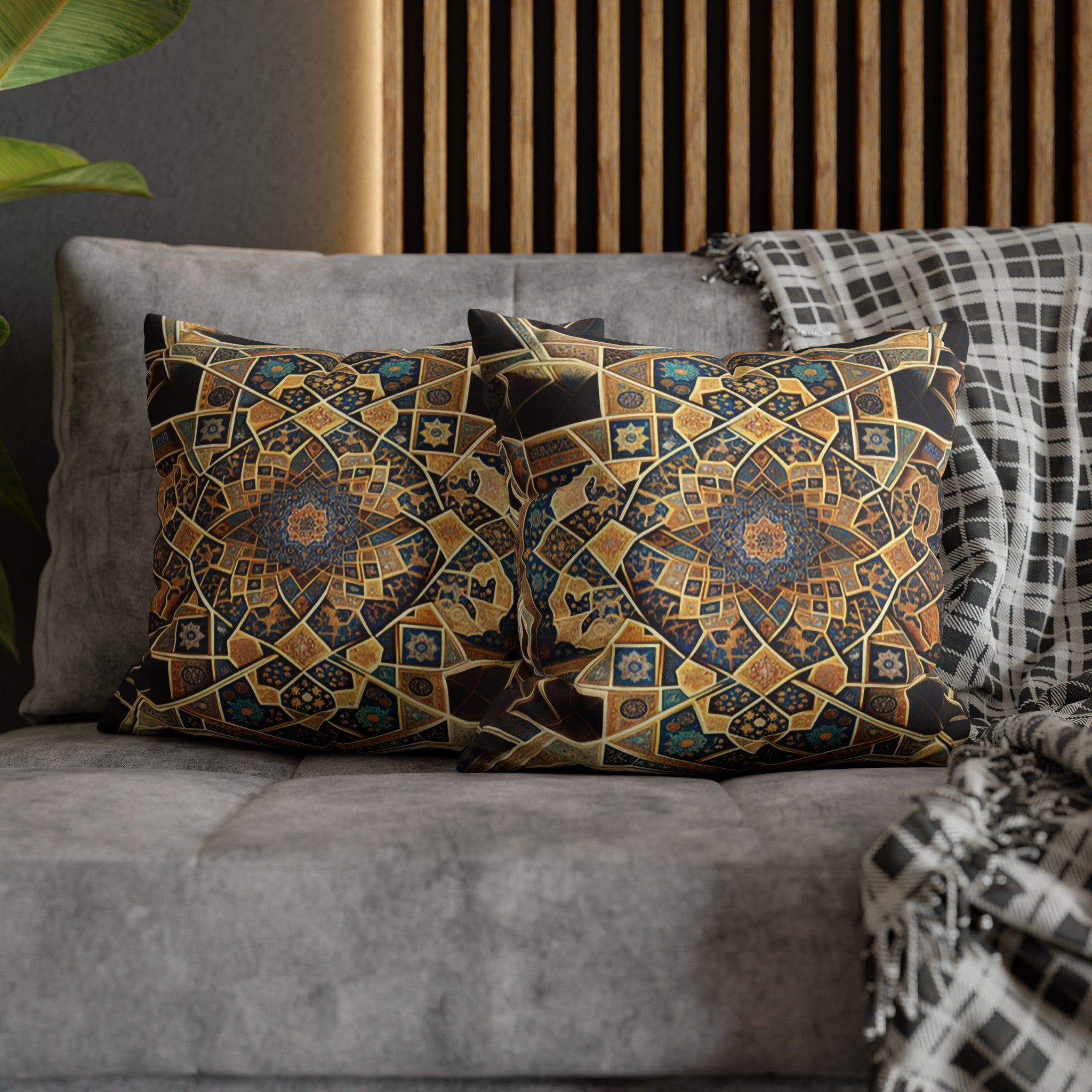 Persian Art (3) - Suede Square Pillowcase