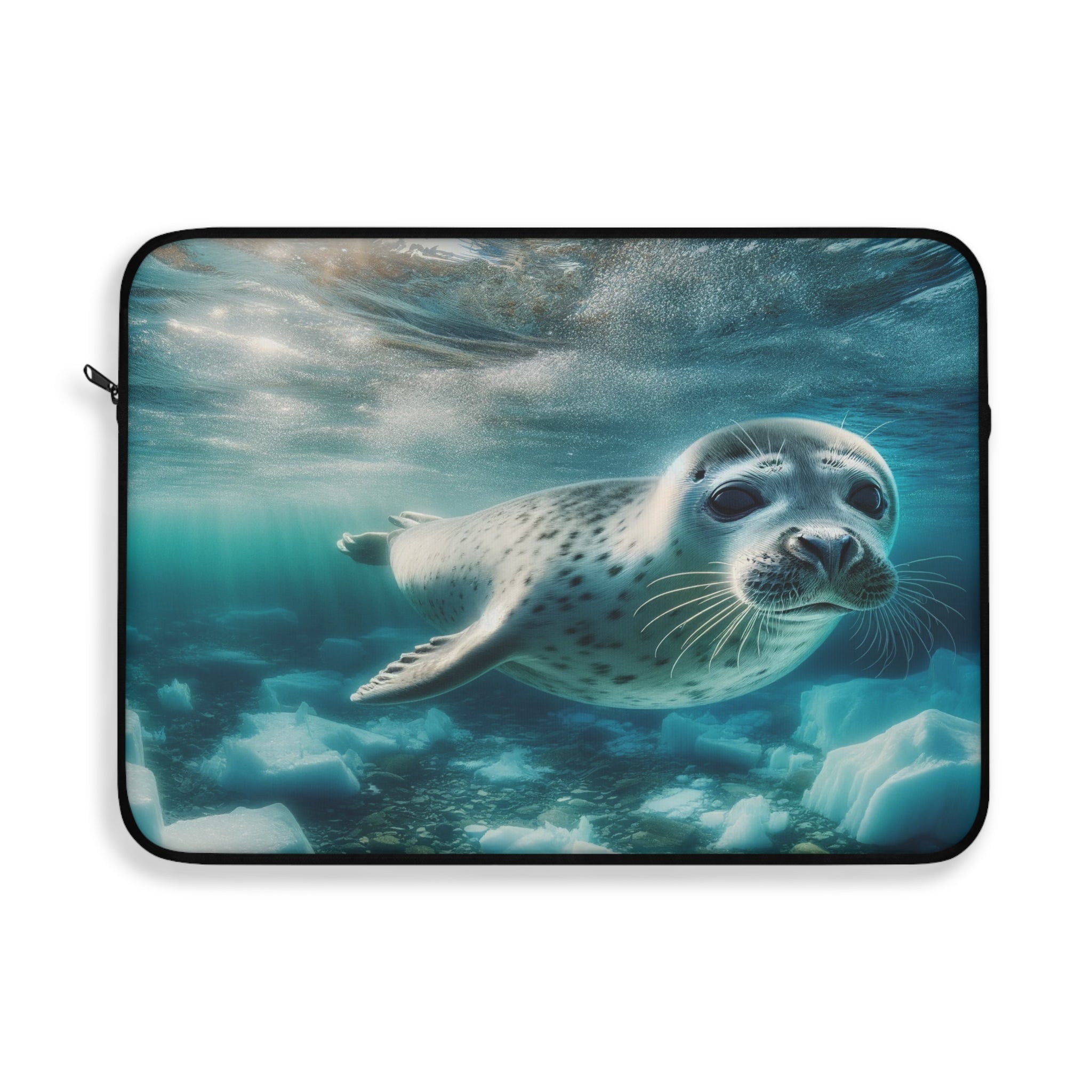 A curious seal - Laptop Sleeve