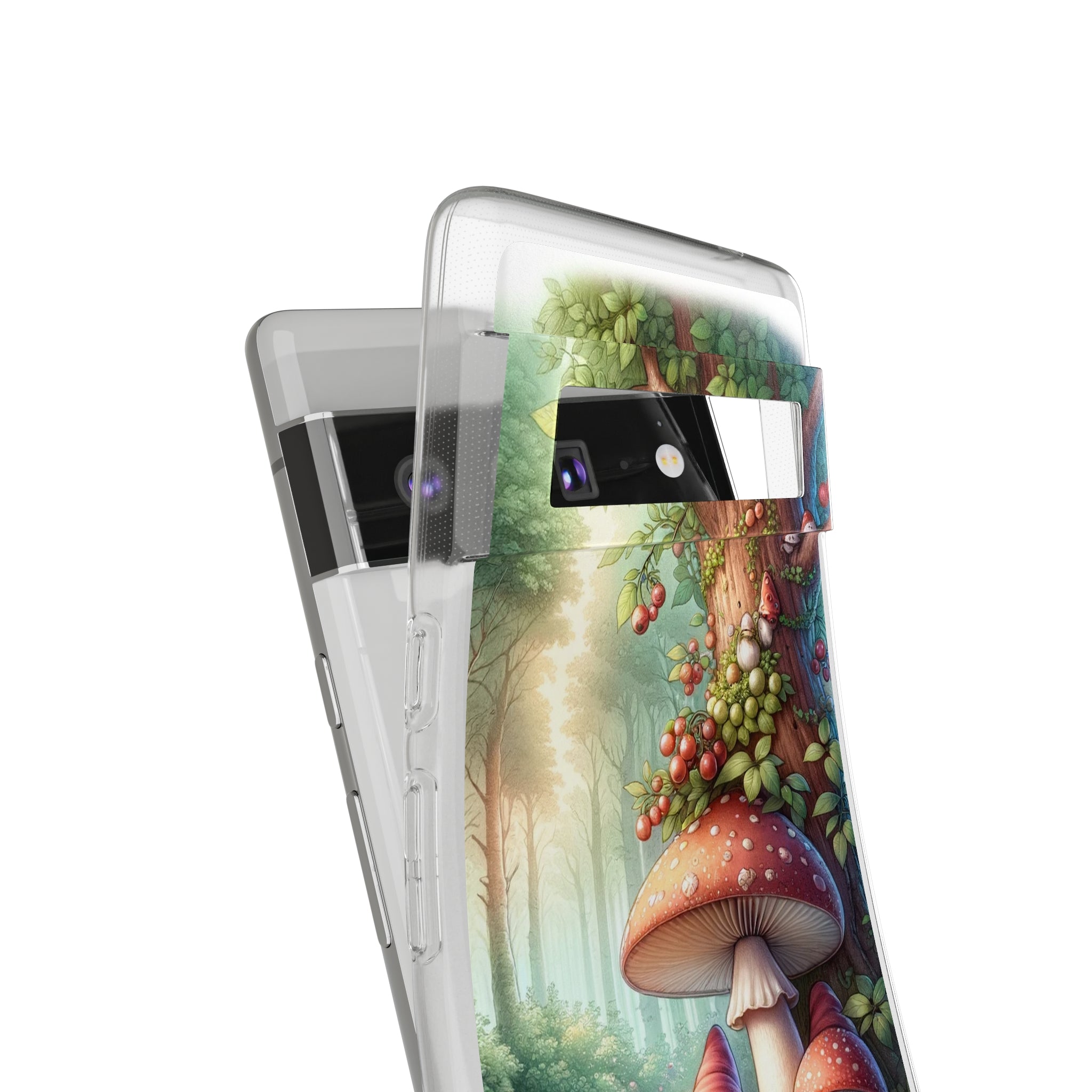 Gnomes and mushrooms - Soft Phone Case