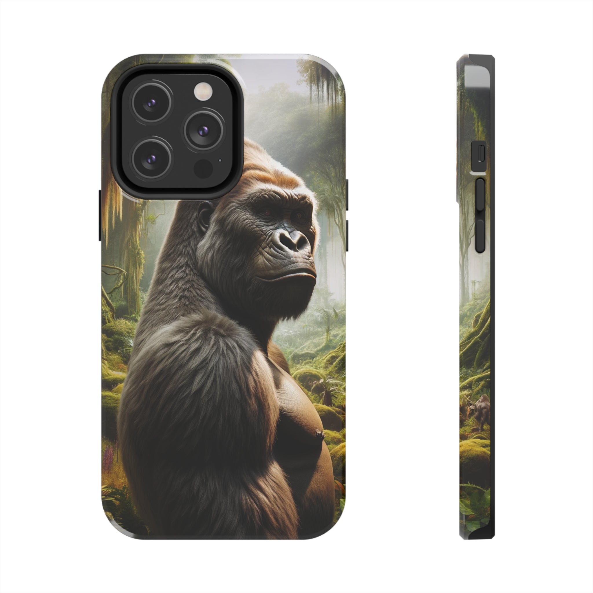 Curious gorilla - Tough Phone Case