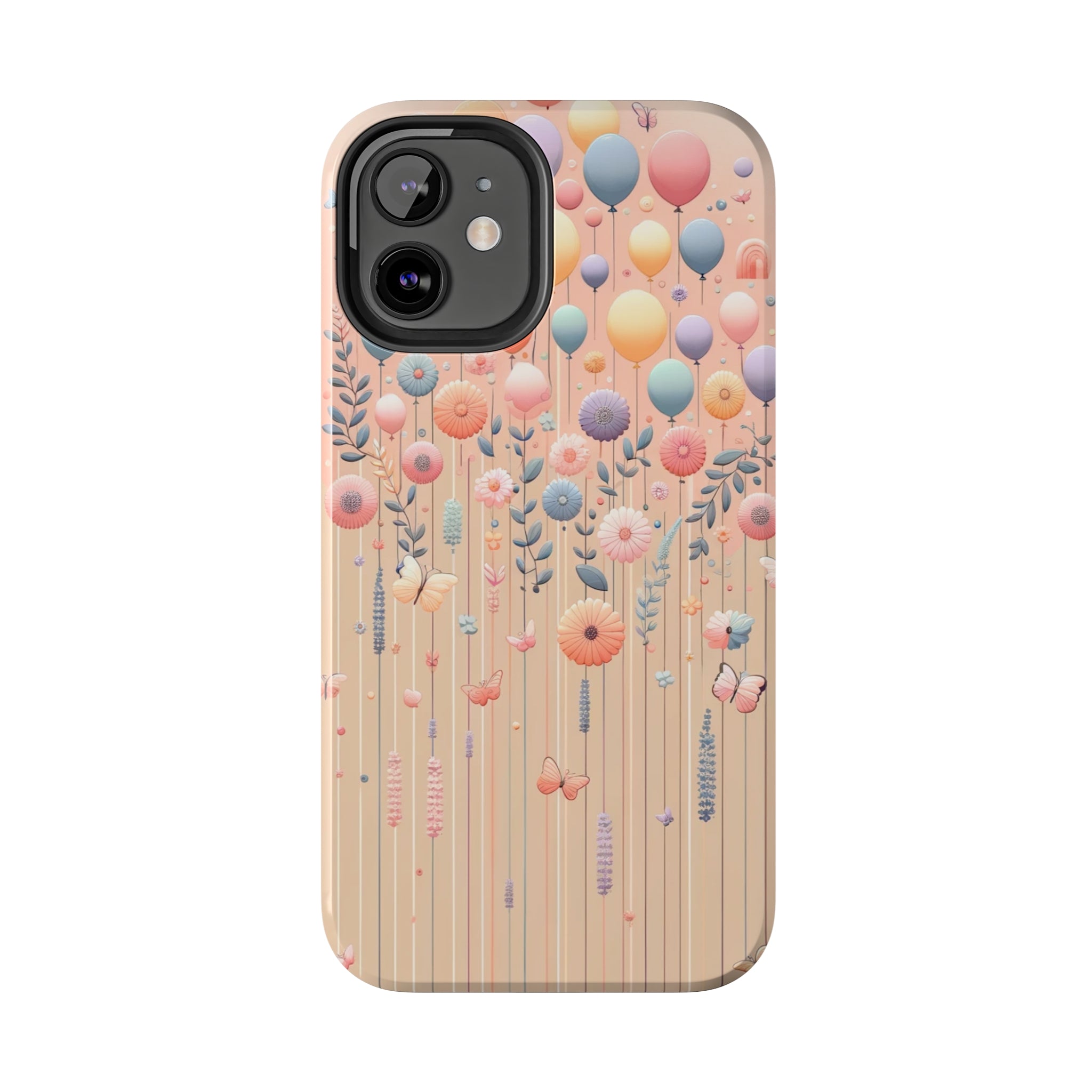 Balloons and flowers - Tough Phone Case