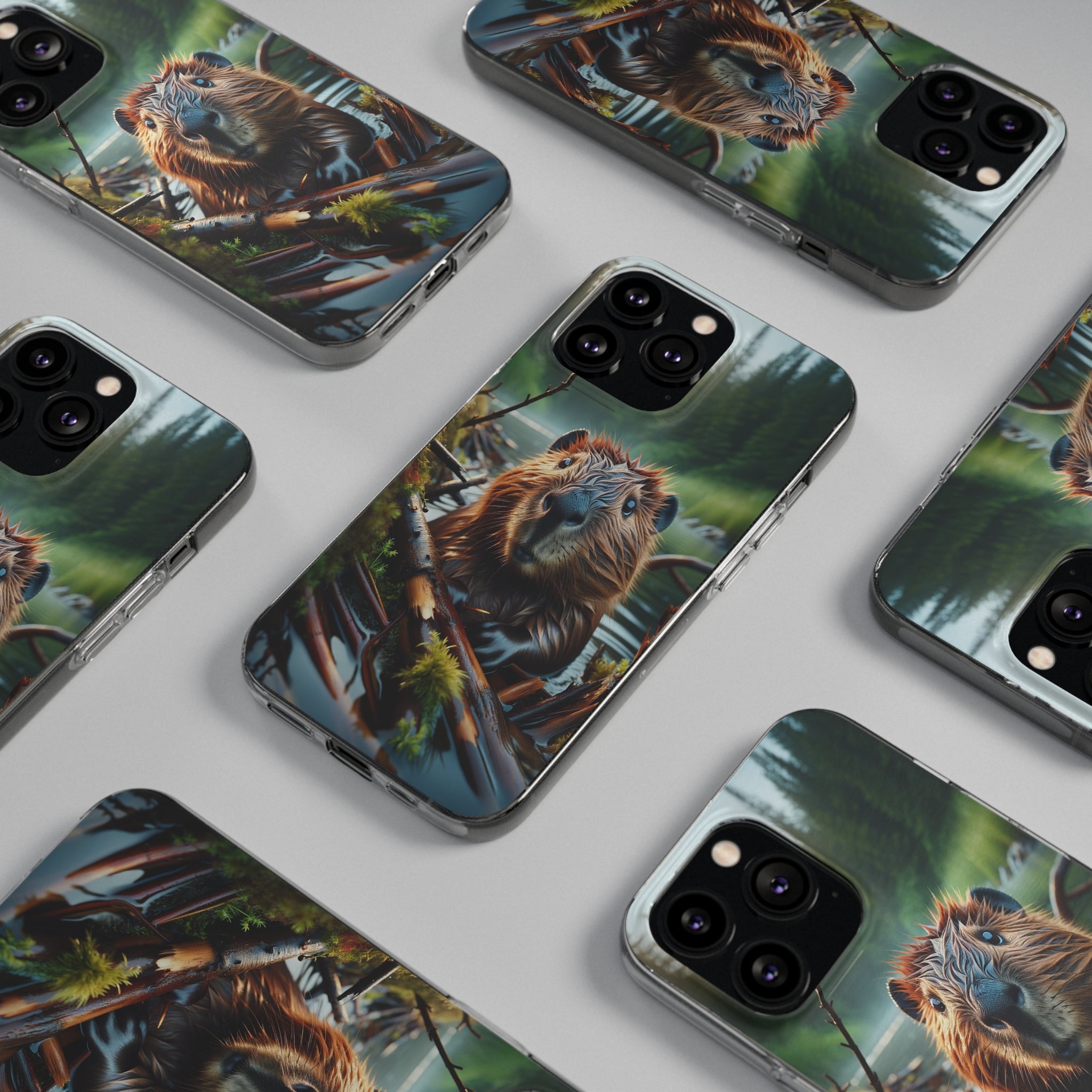 Curious Beaver - Soft Phone Case