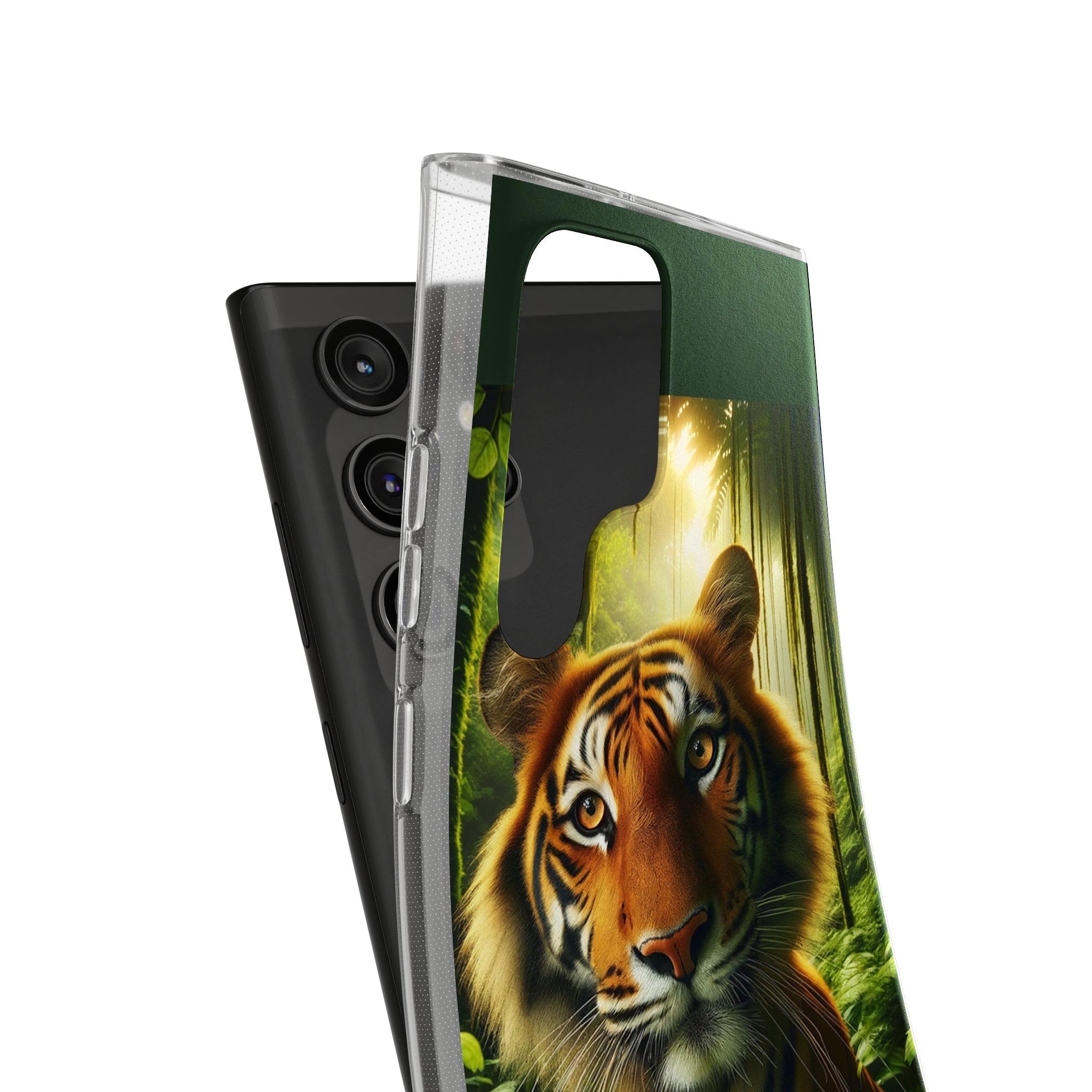 Curious Tiger - Soft Phone Cases