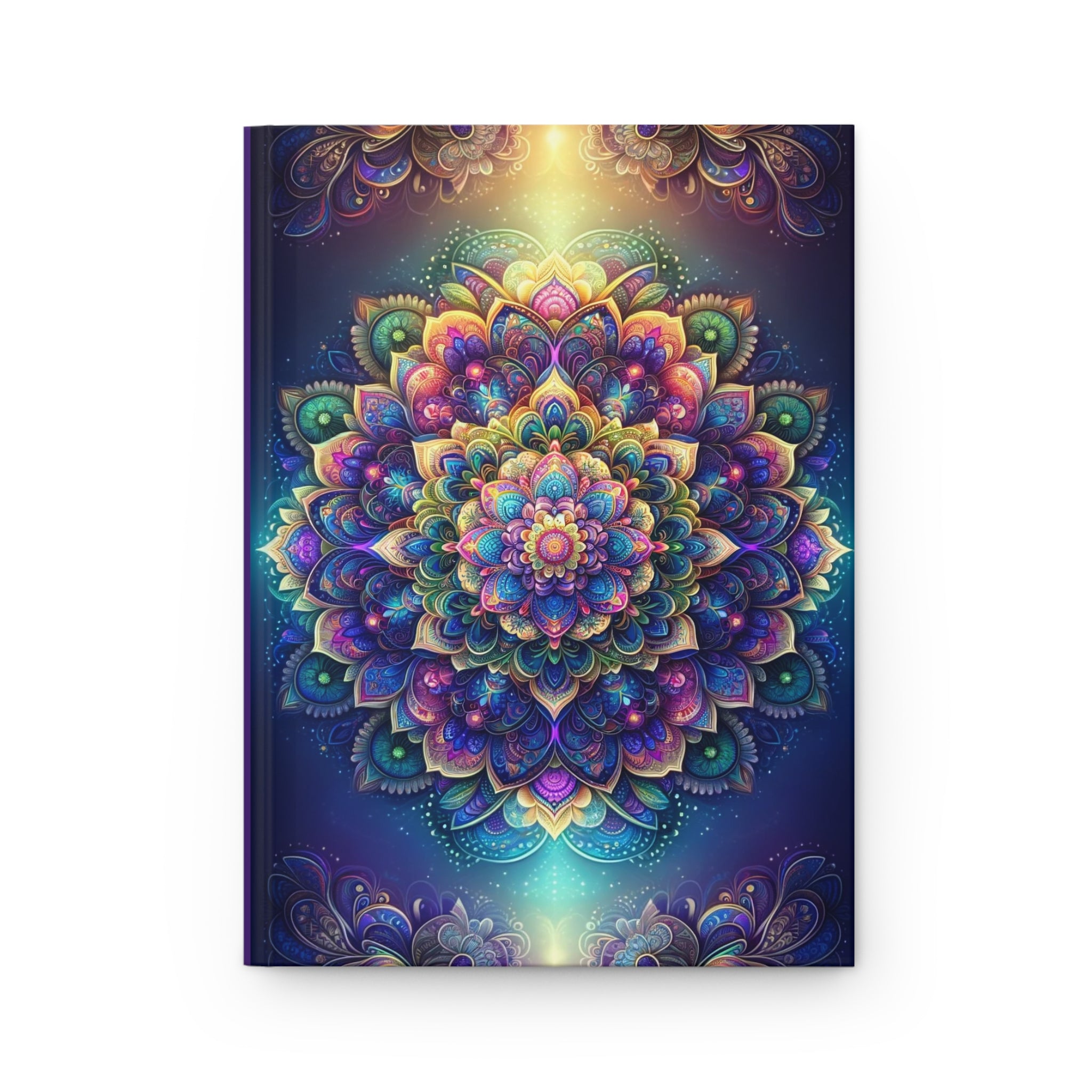 Purple Mandala - Hardcover Notebook