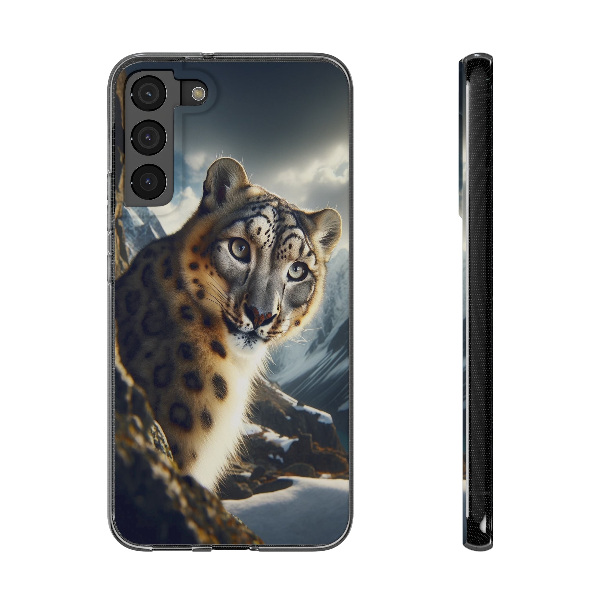 Snow Leopard - Soft Phone Case