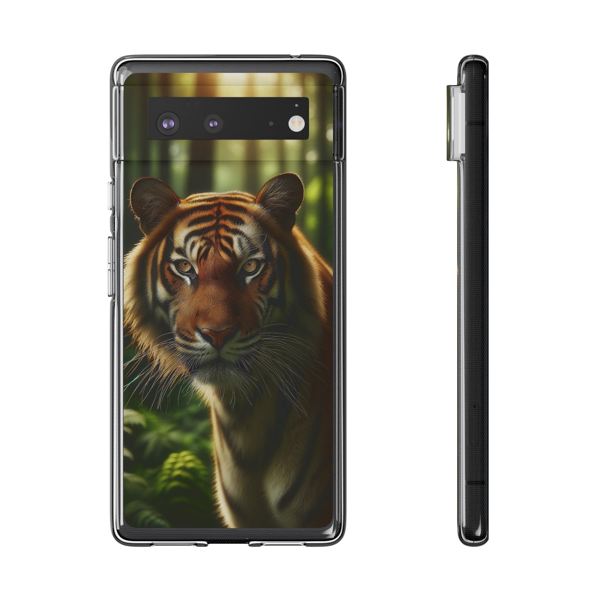 Curious Tiger - Soft Phone Case