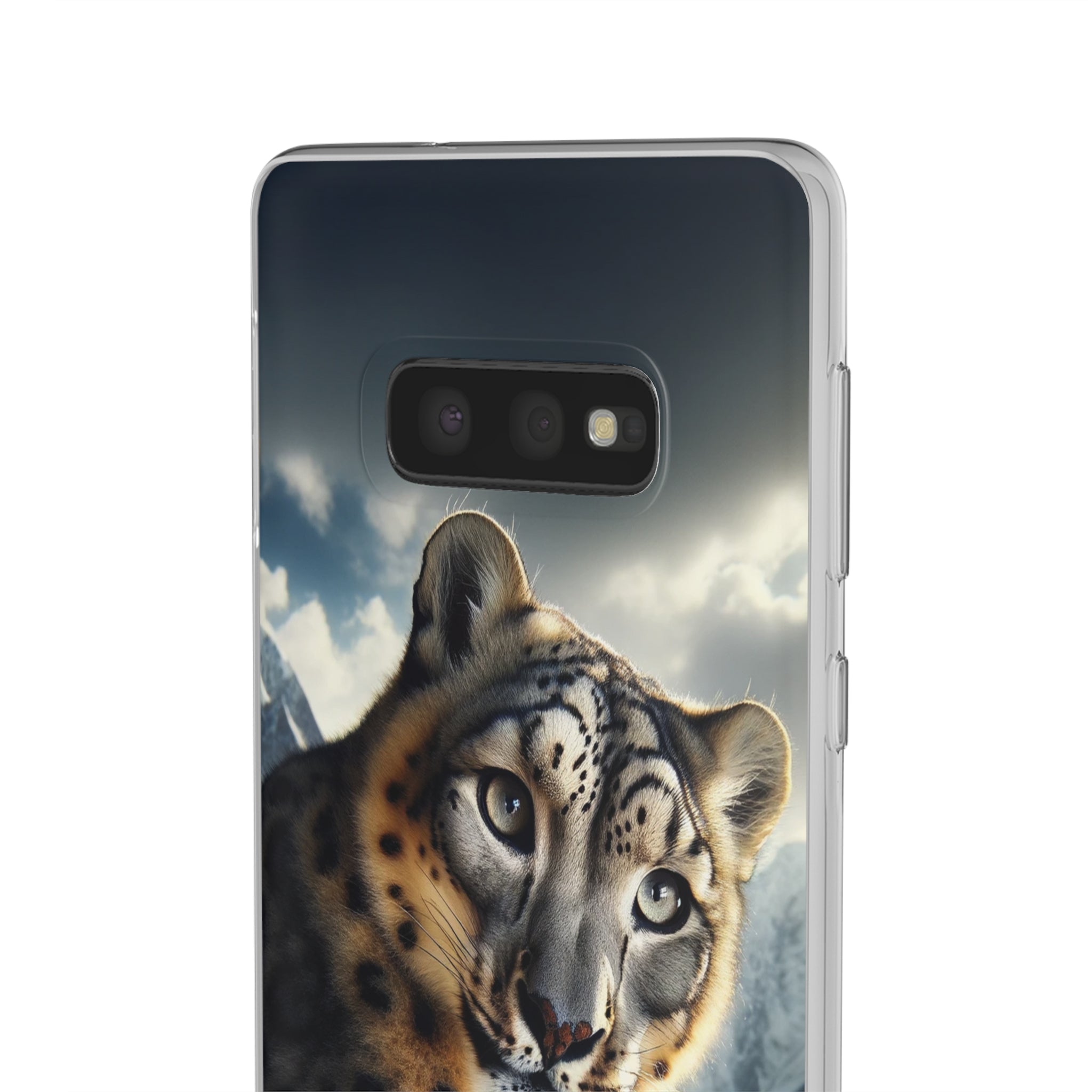 Curious Snow leopard - Flexi Case (Samsung only)