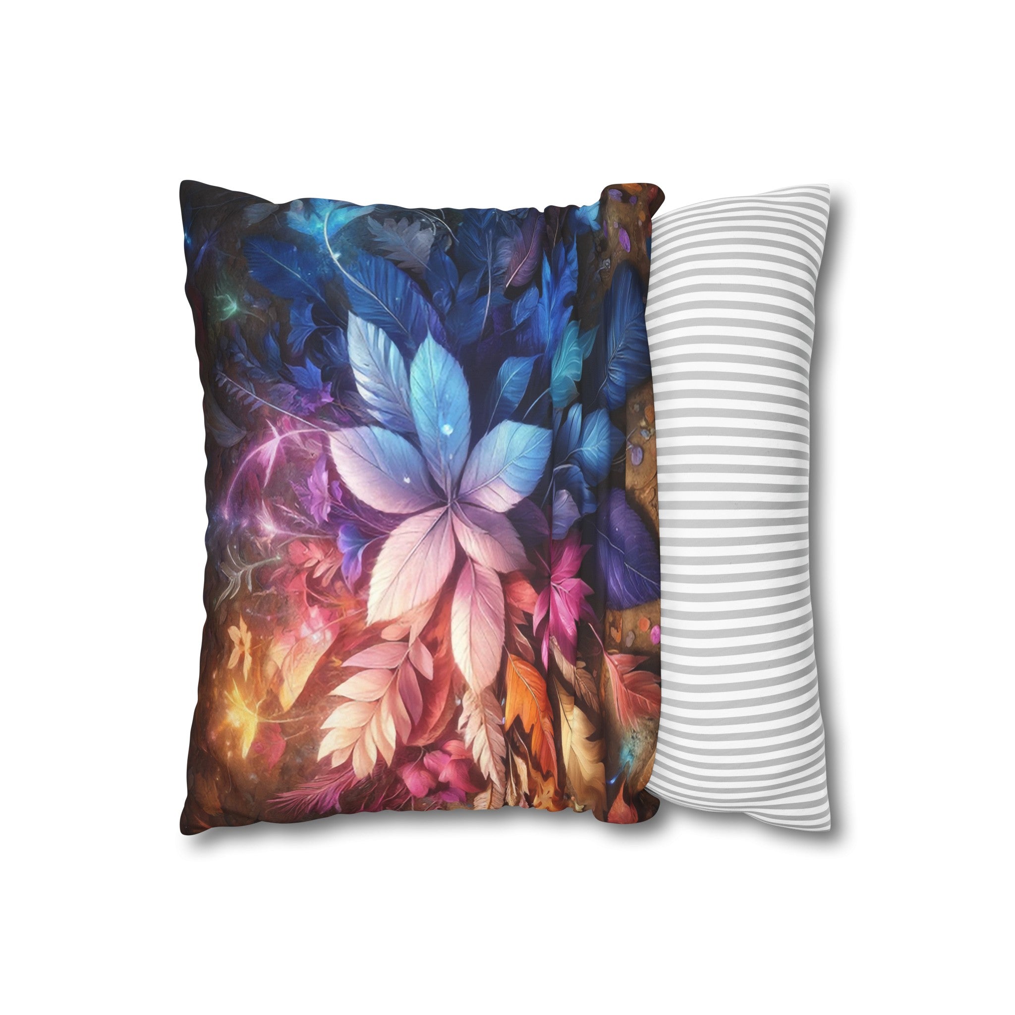 Magical leaves (2) - Suede Square Pillowcase