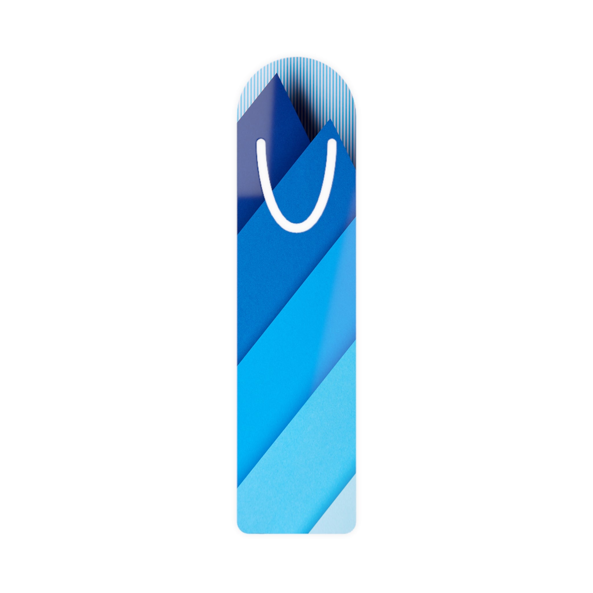 Blue, diagonal shades 3 - Bookmark