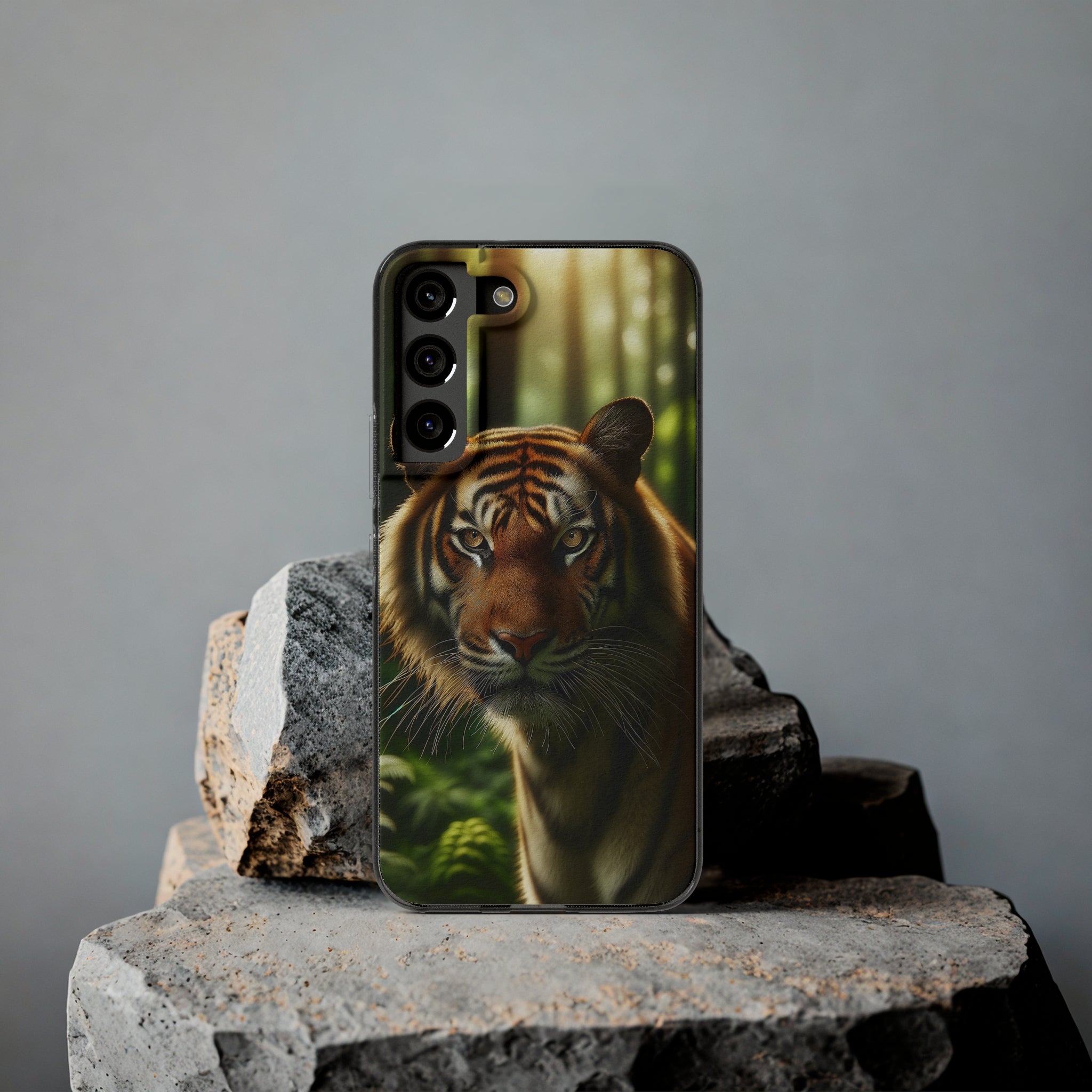 Curious Tiger - Soft Phone Case