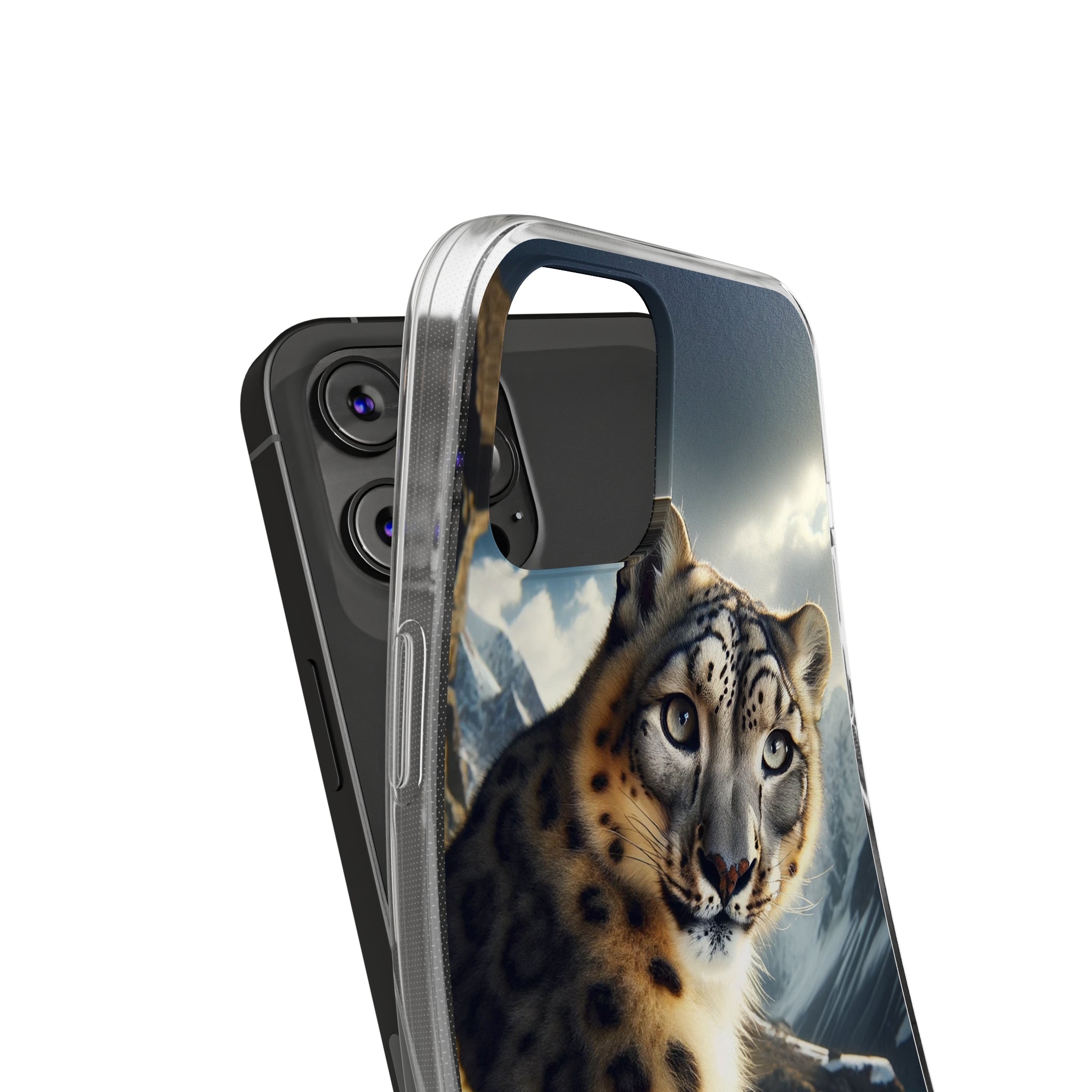 Snow Leopard - Soft Phone Case