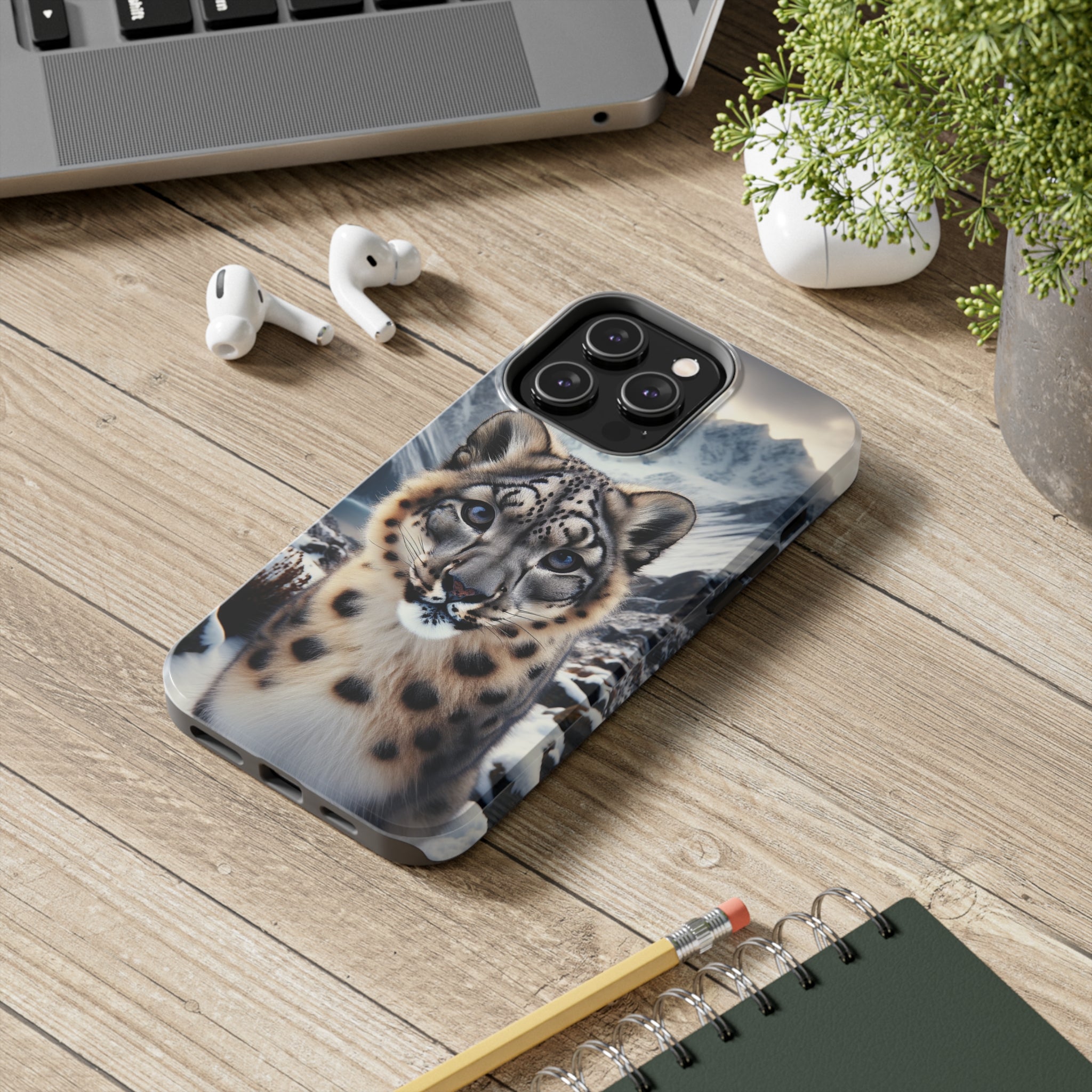 Snow Leopard - Tough Phone Case