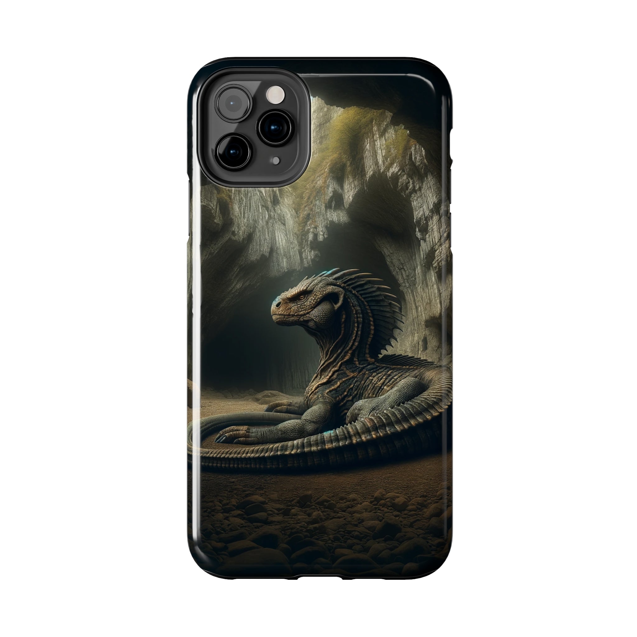 Basilisk in a cave - Tough Phone Case