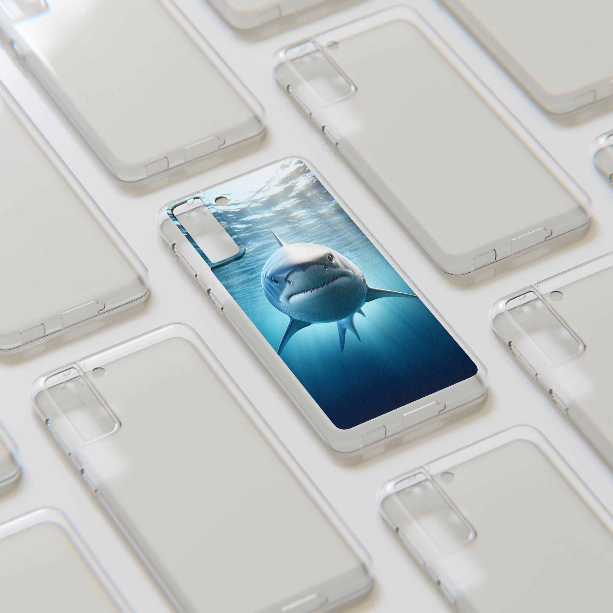 Curious Shark - Soft Phone Case