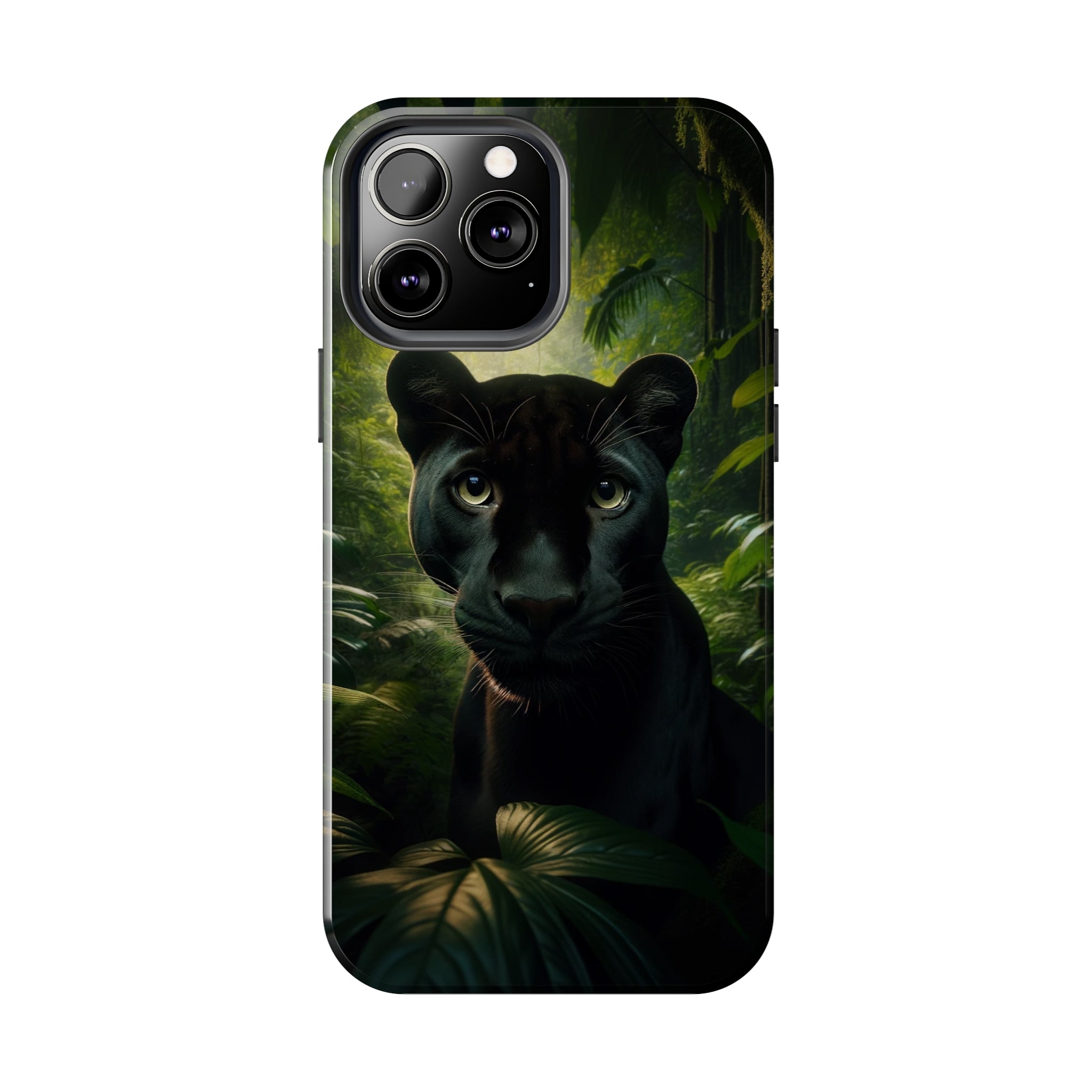 Curious black panther - Tough Phone Case