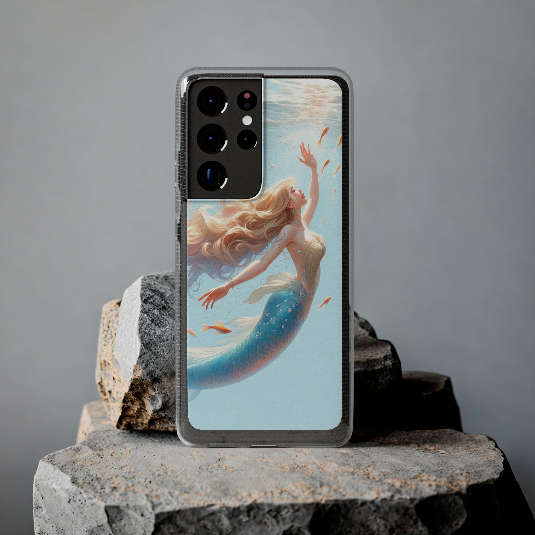 Blond Mermaid - Soft Phone Case