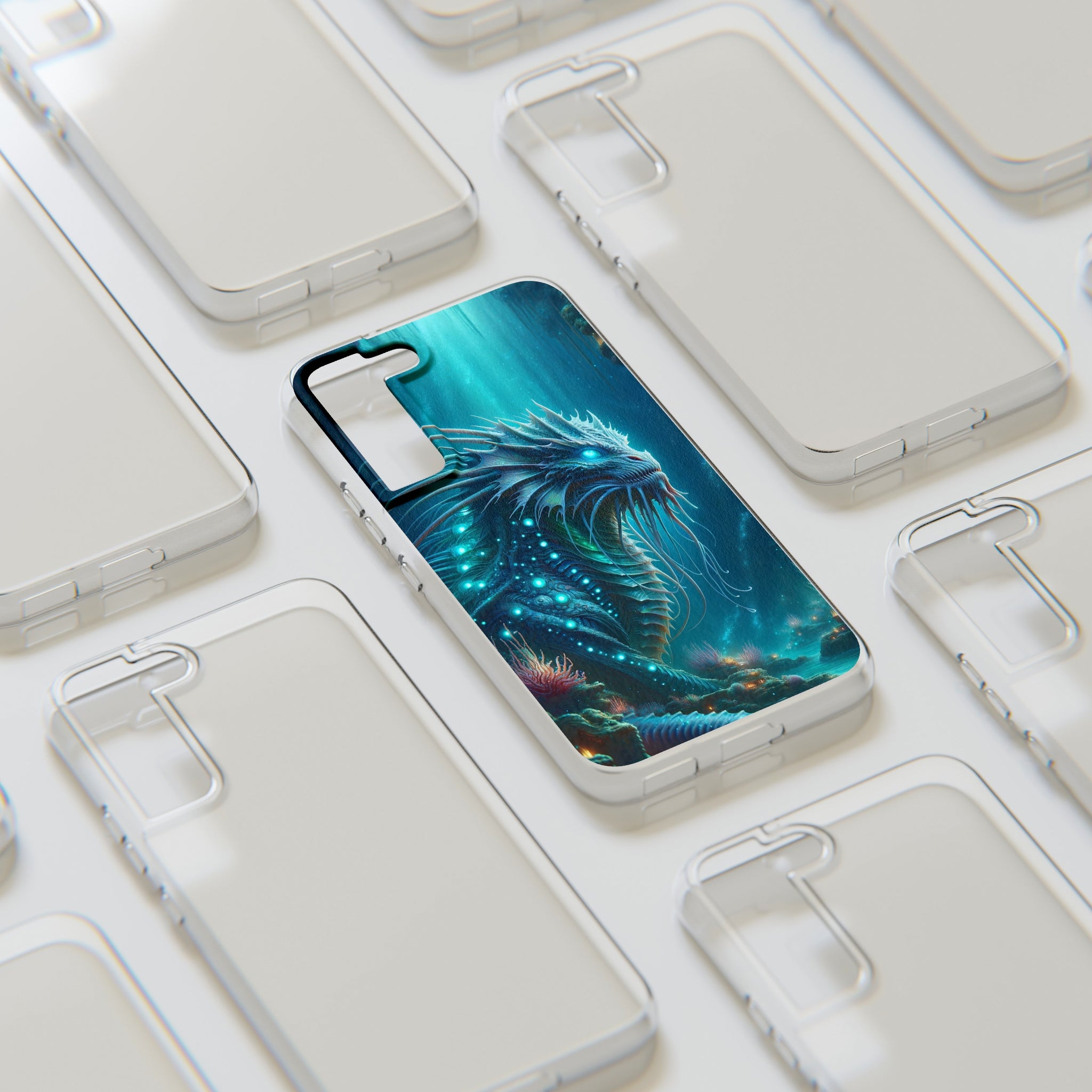 Sea monster - Soft Phone Case