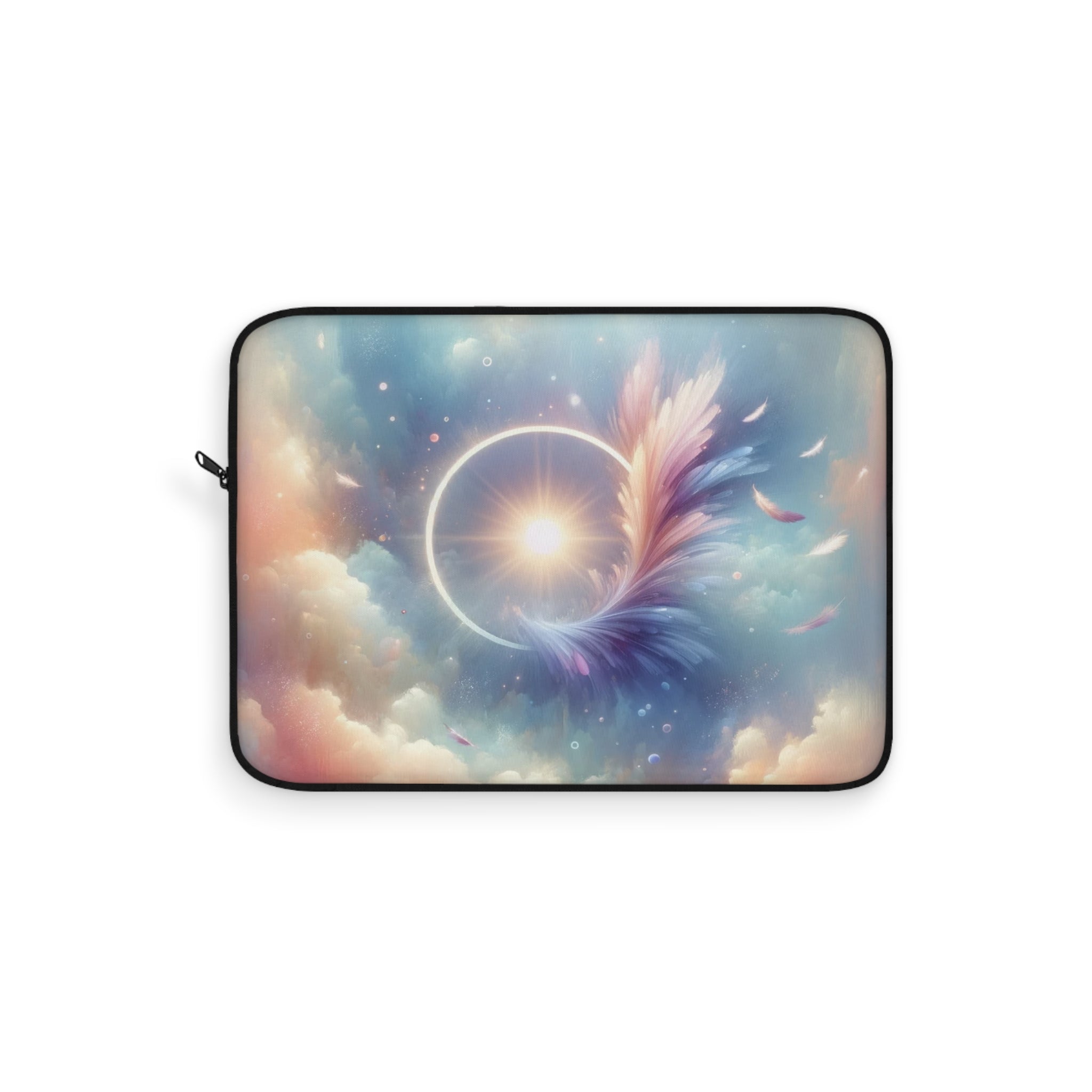 Circle and feather - Laptop Sleeve