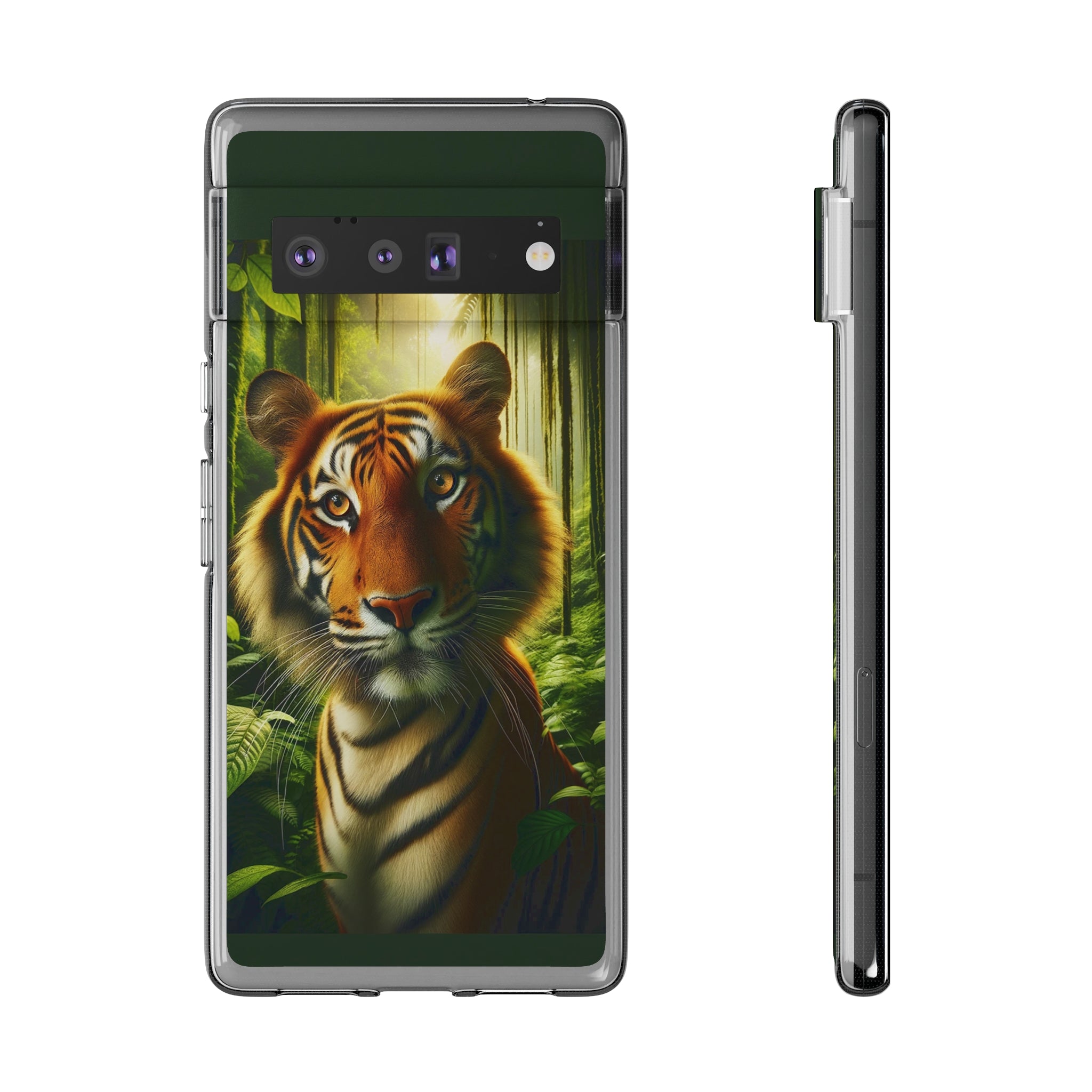 Curious Tiger - Soft Phone Cases