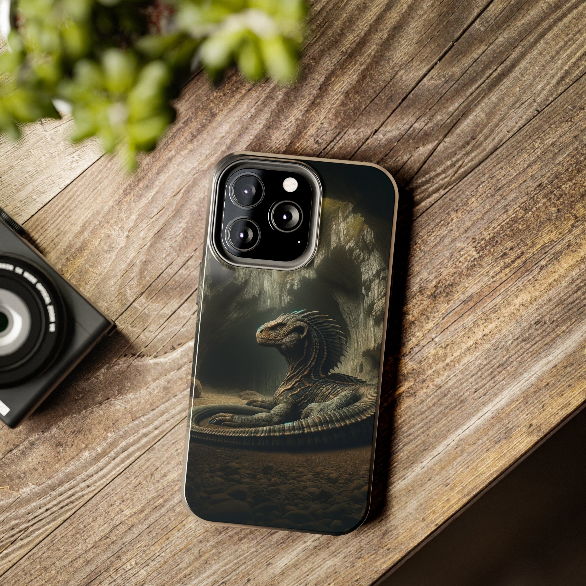 Basilisk in a cave - Tough Phone Case